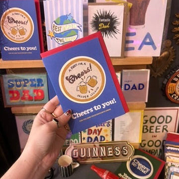 'Cheers to you' Beer Mat Fathers Day Card