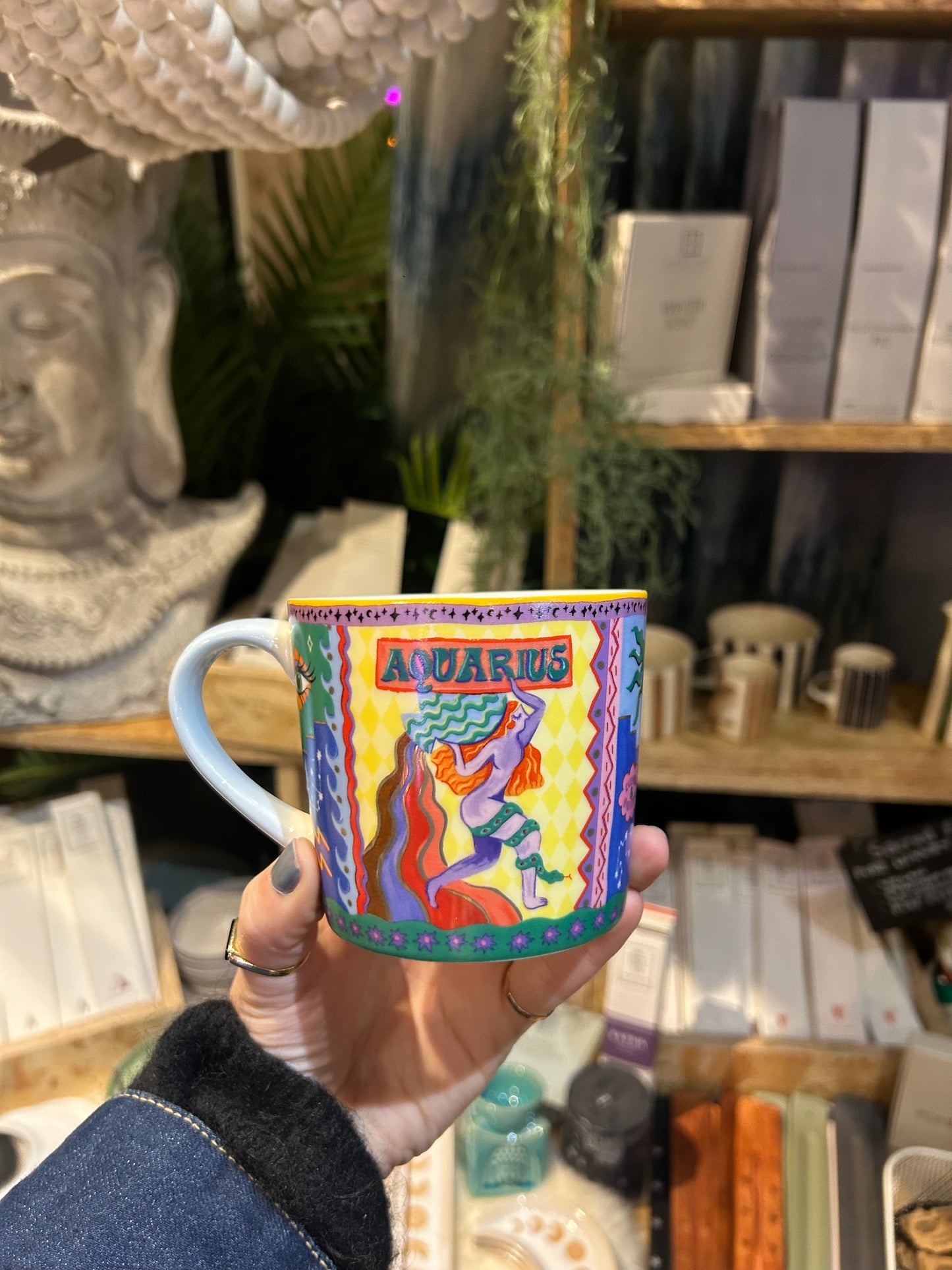 Eleanor Bowmer Zodiac Mug - Aquarius