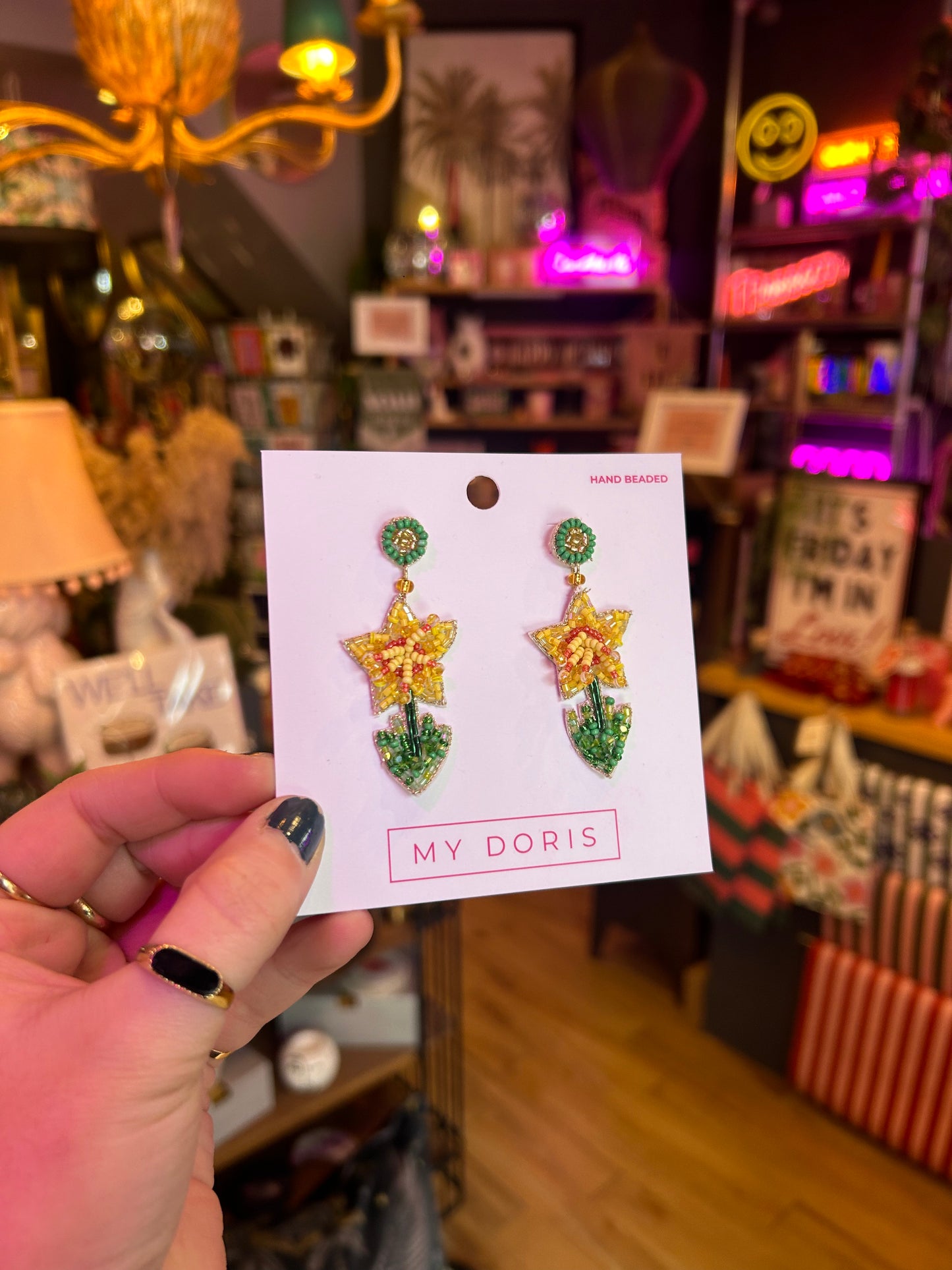 Daffodil Earrings