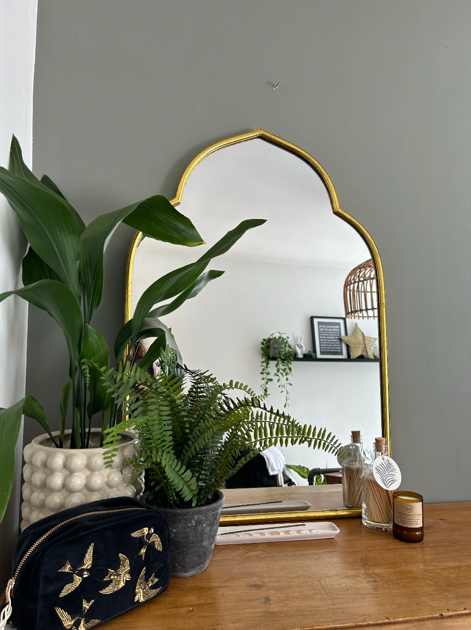 Moroccan Style Gold Mirror