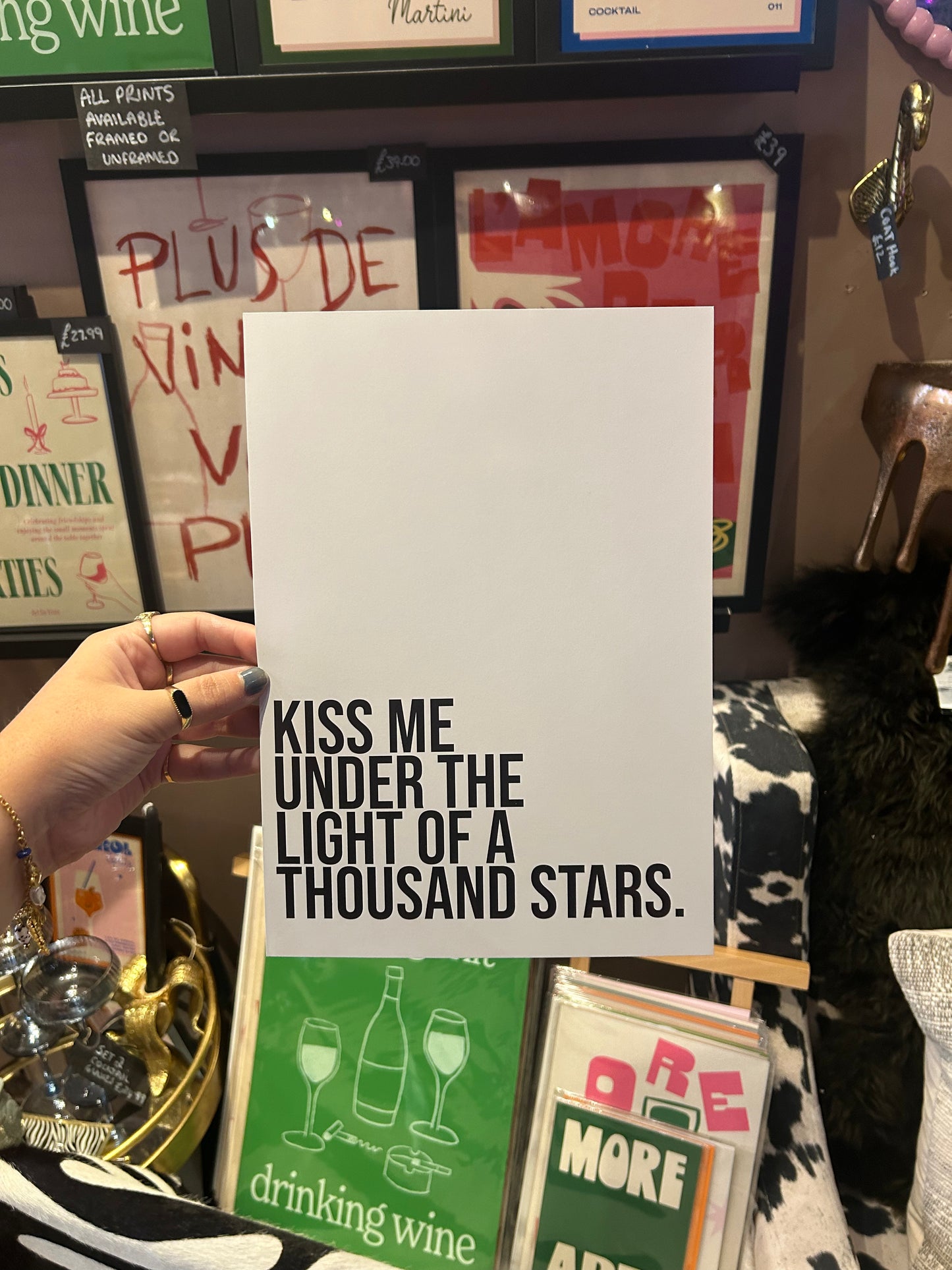 Ed Sheeran Lyrics A4 Print