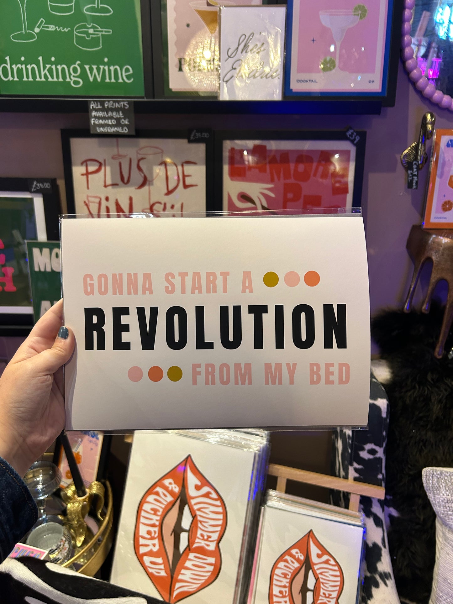 Start A Revolution A4 Print