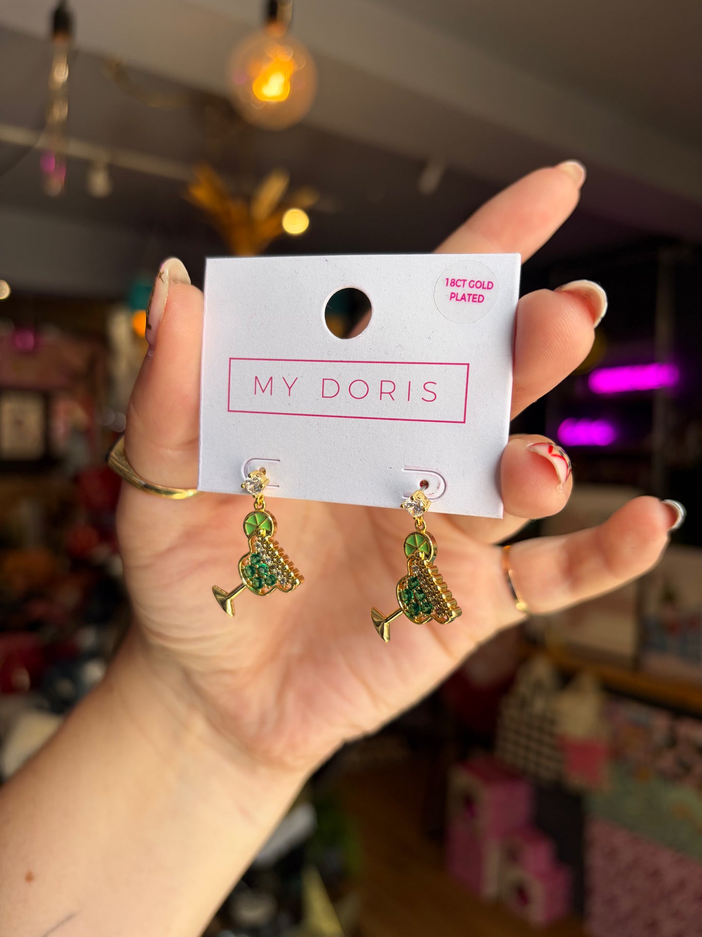 Mojito Charm Earrings