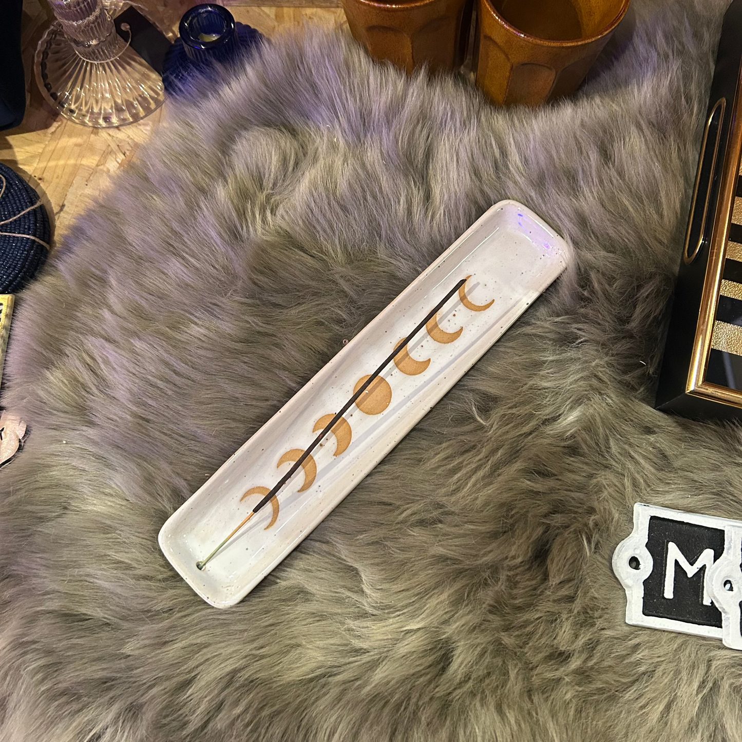 Moon Phase Incense Holder