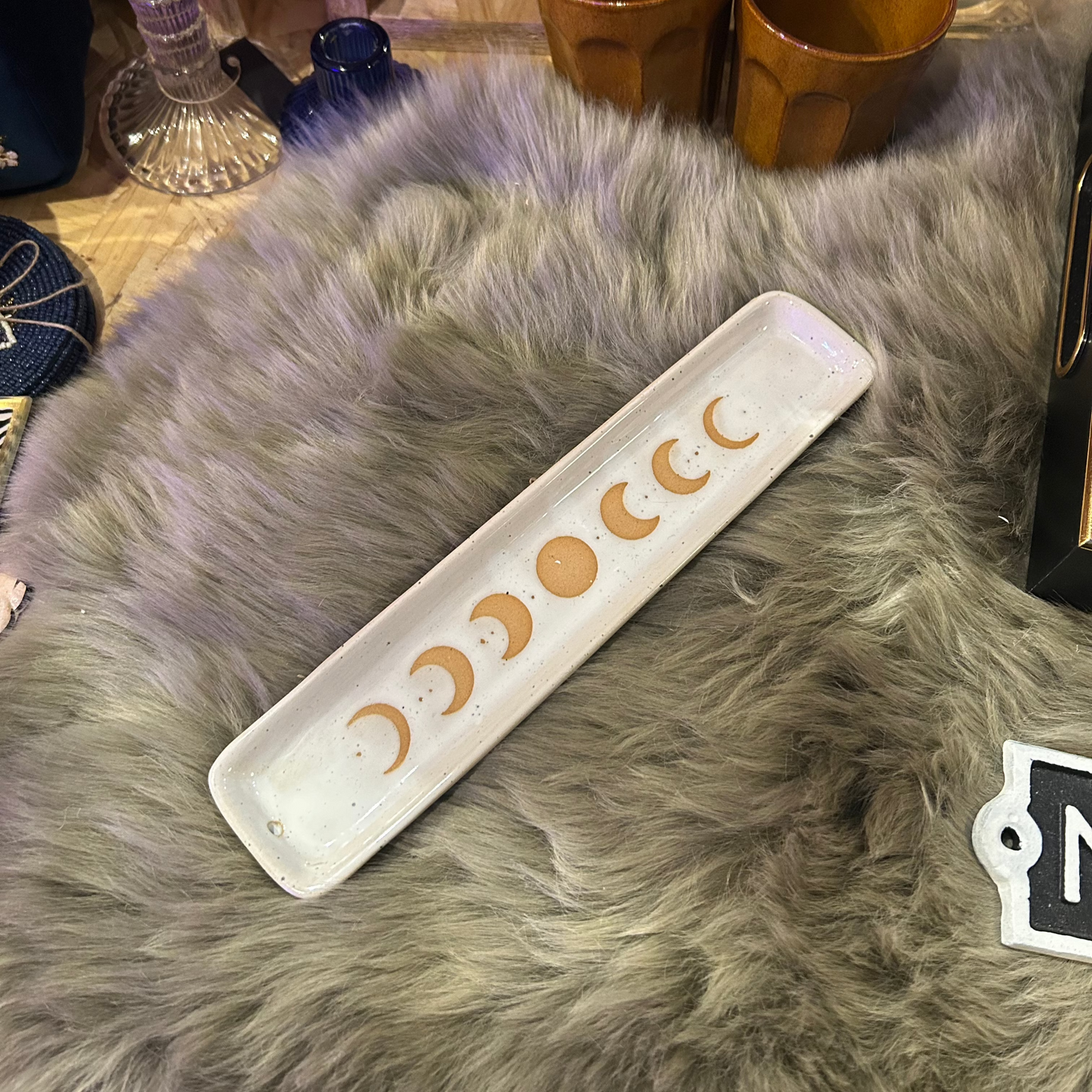 Moon Phase Incense Holder