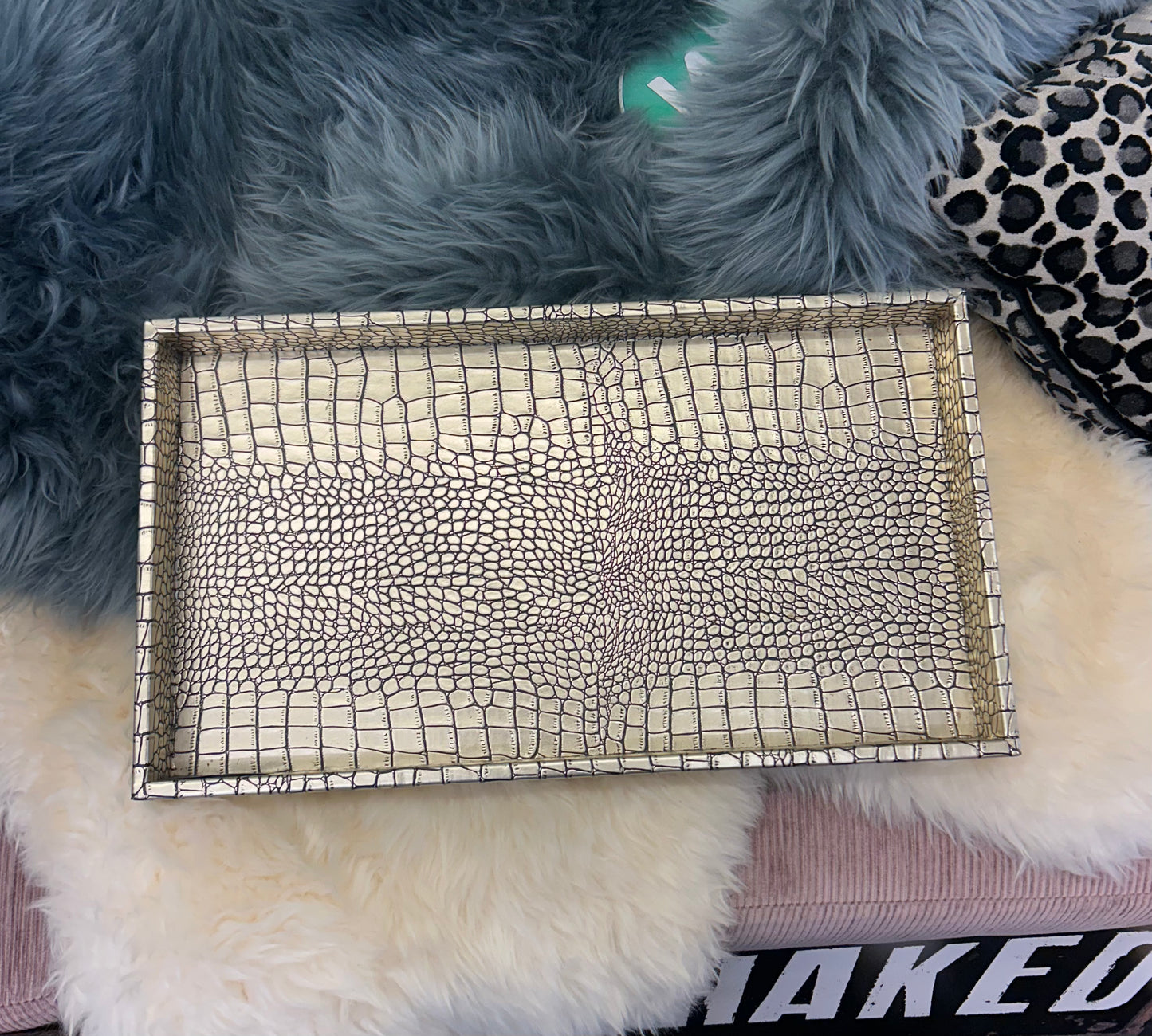 Gold Textured Tray