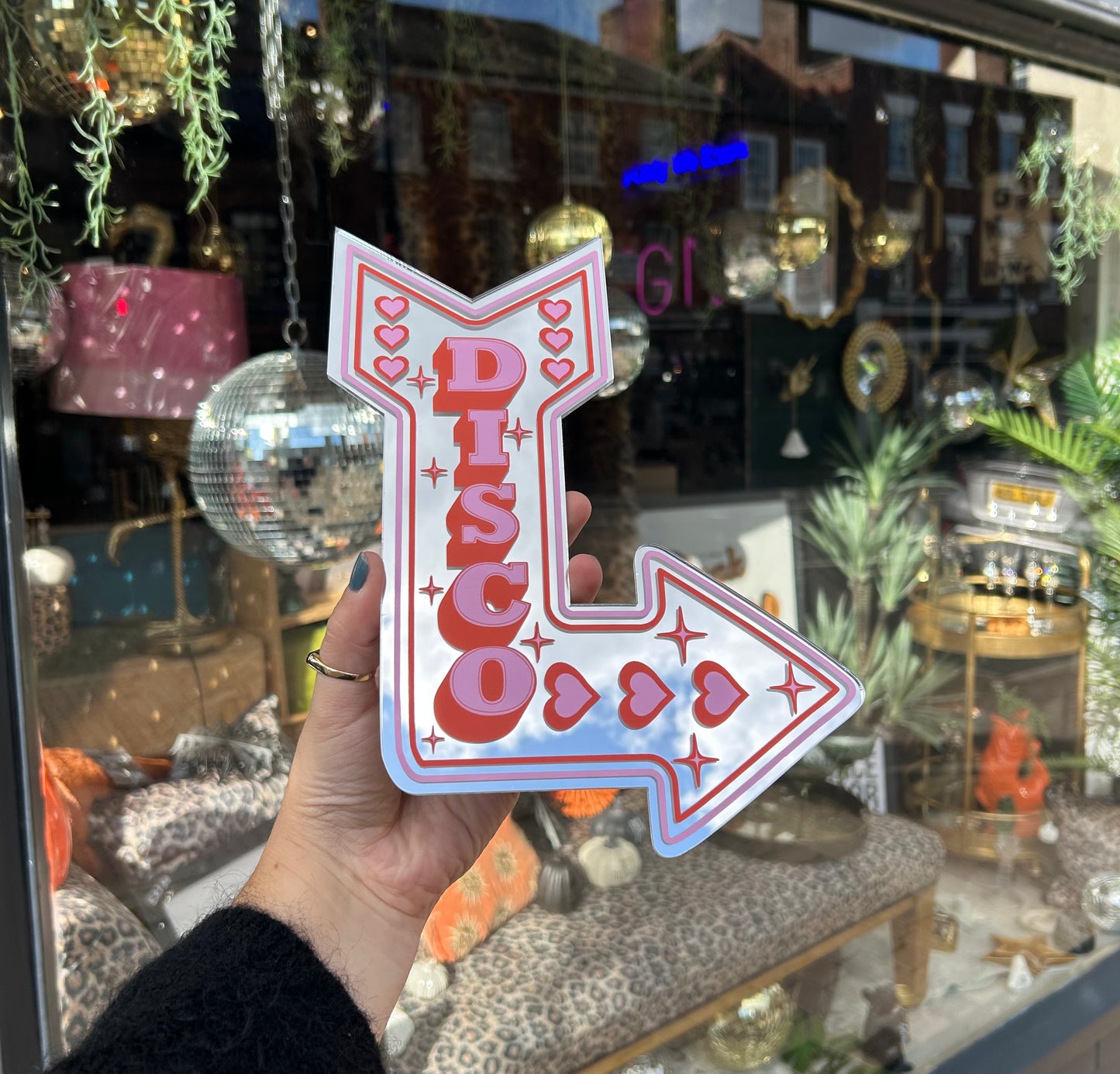 Disco Arrow Mirror