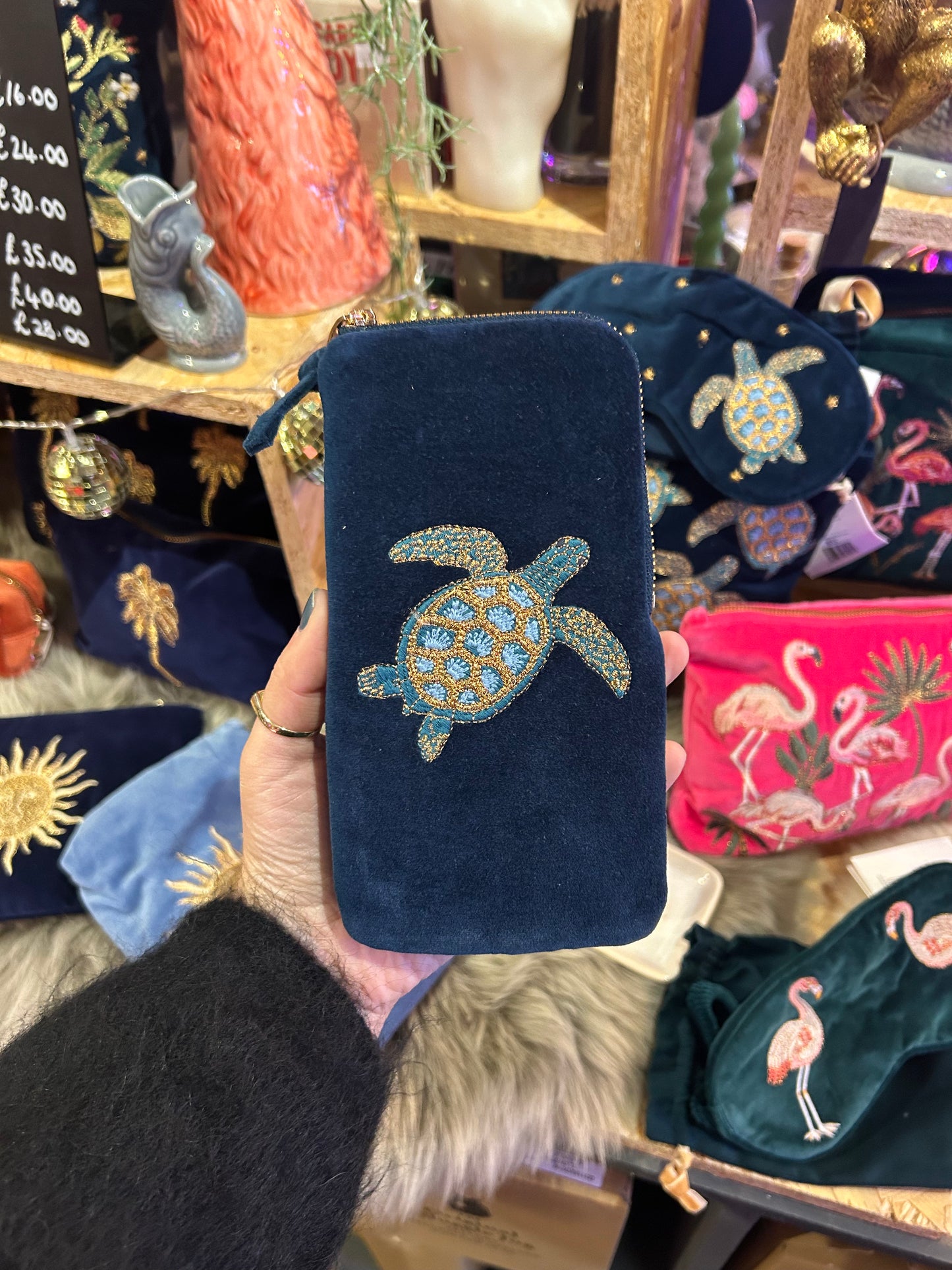 Elizabeth Scarlett Turtle Glasses Case