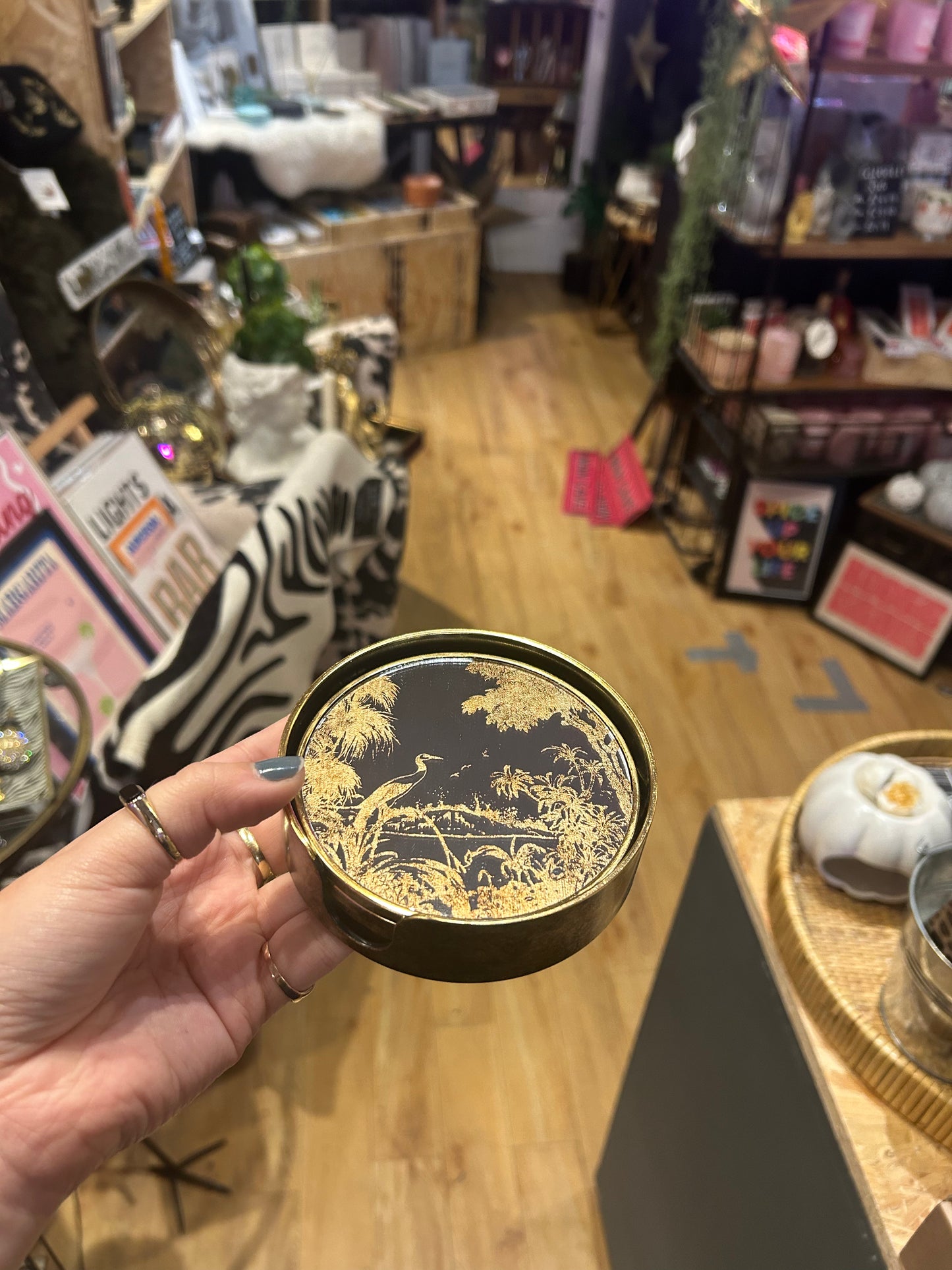 Crane Coasters - Set of 4