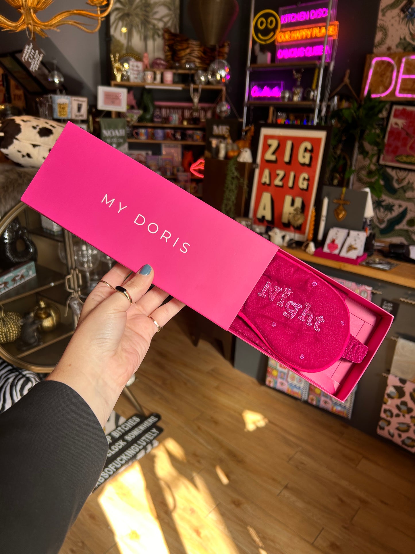 'Good Night' Sleep Eye Mask