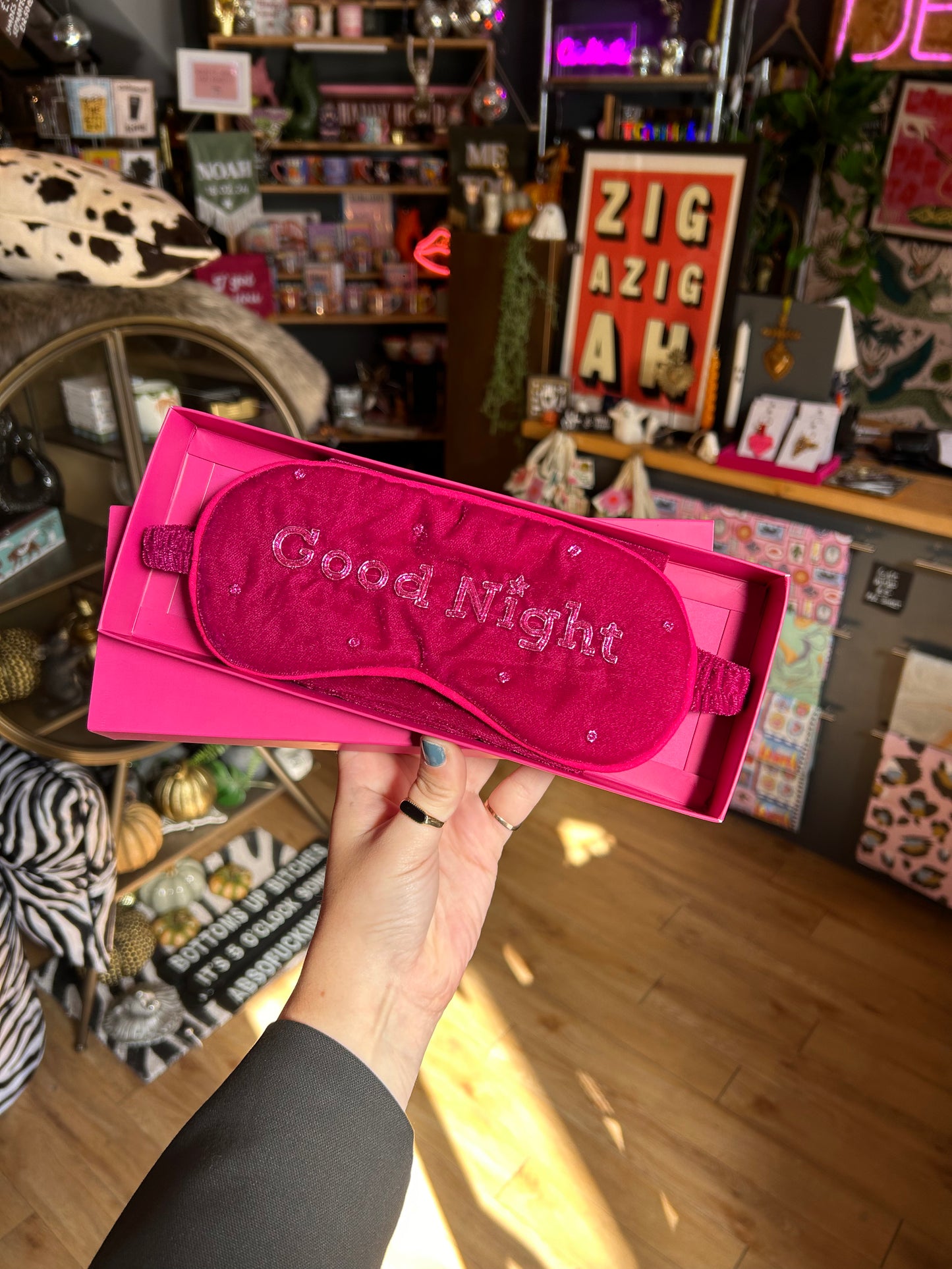 'Good Night' Sleep Eye Mask