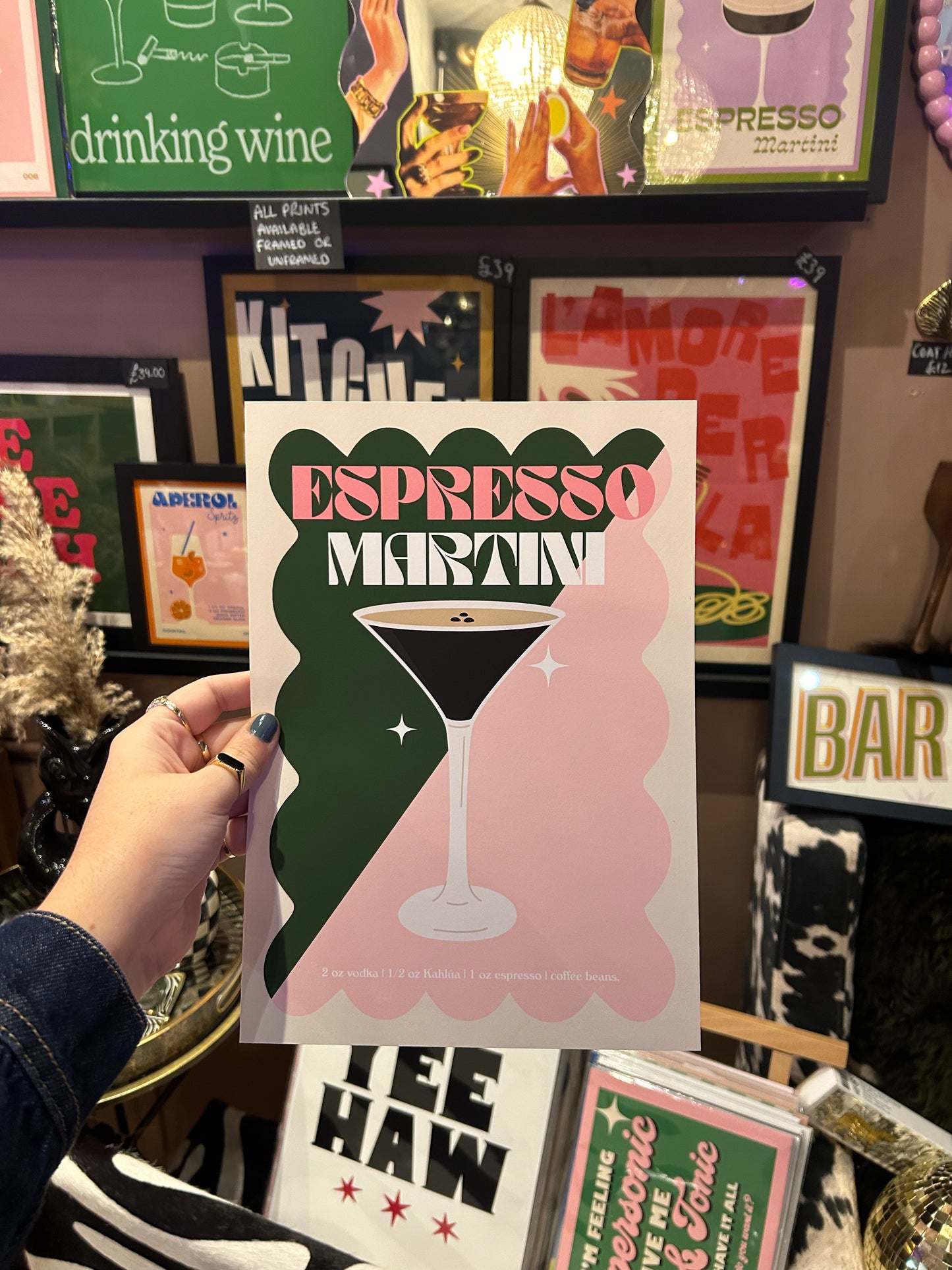 Espresso Martini A4 Print