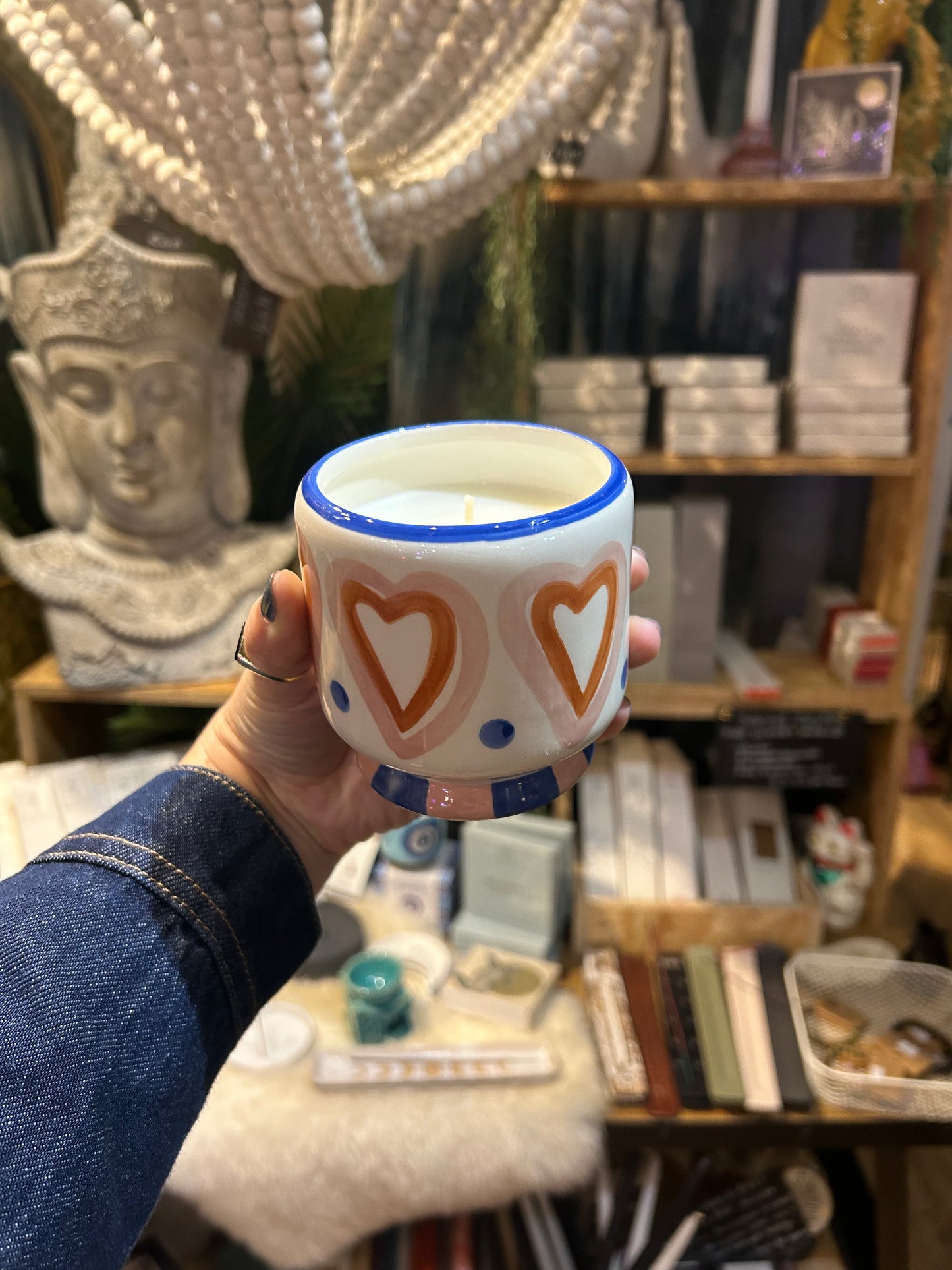 Hearts Candle