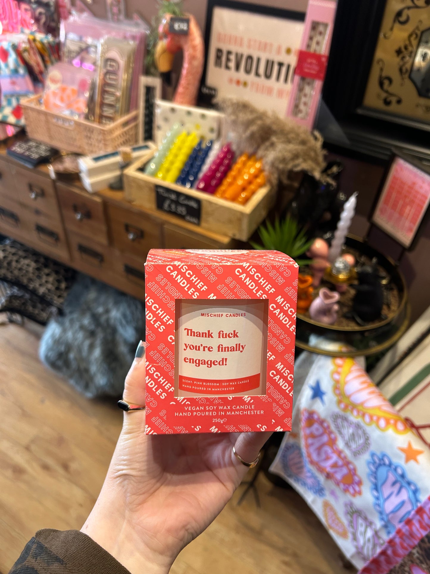 'Thank Fuck You're Finally Engaged' Candle