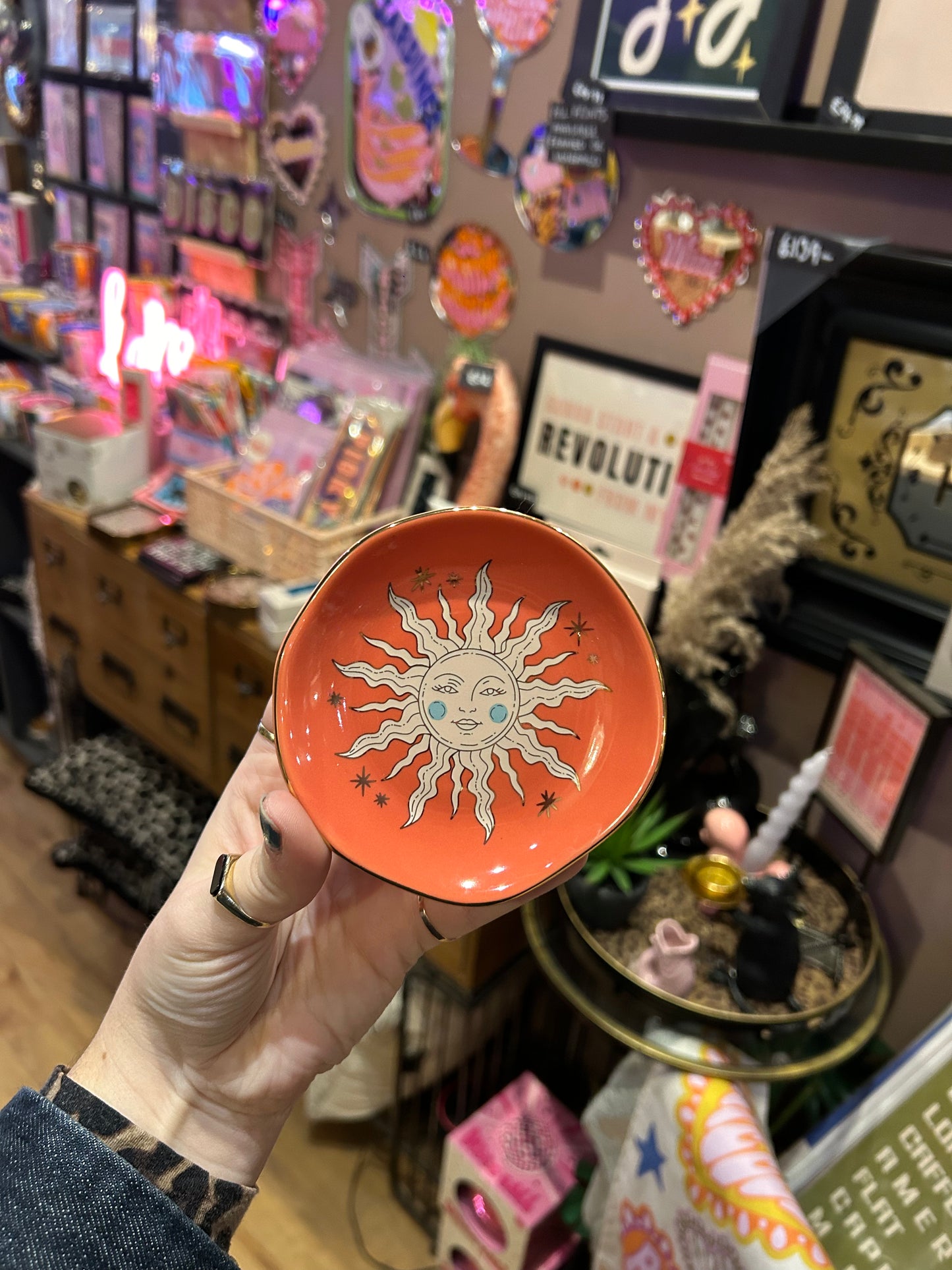 Celestial Sun Trinket Dish