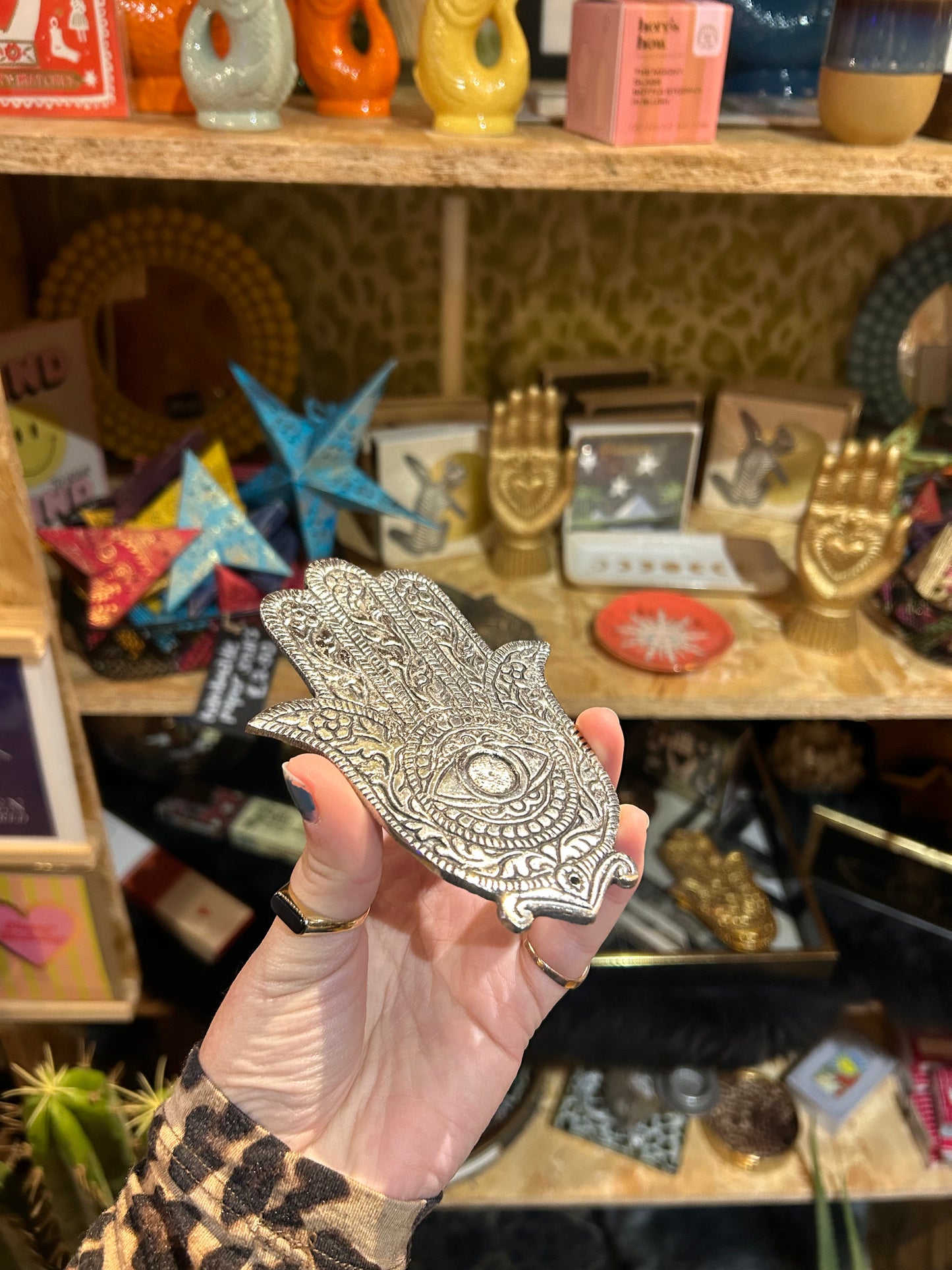 Hamsa Incense Holder