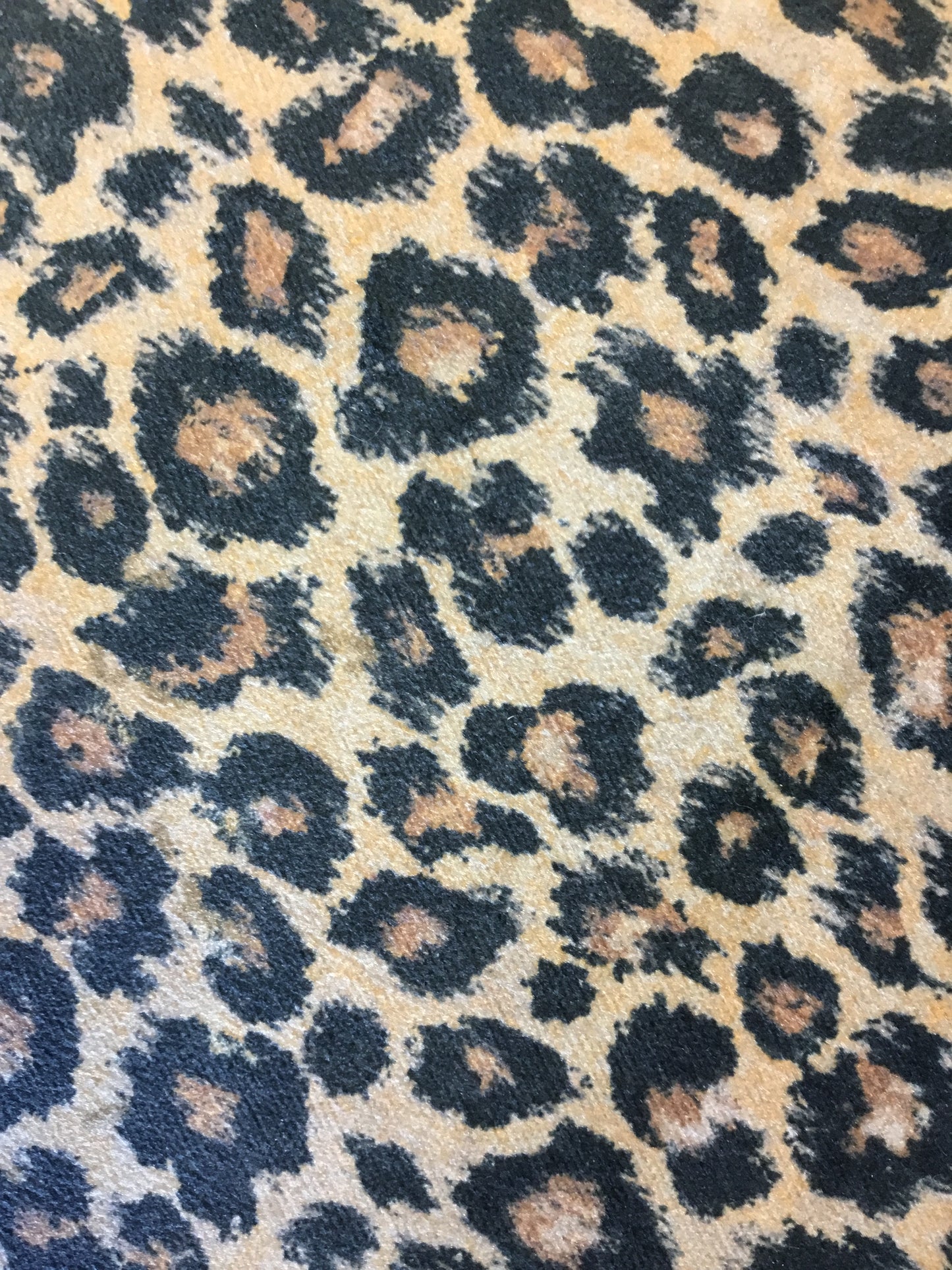 Cheetah animal print footstool
