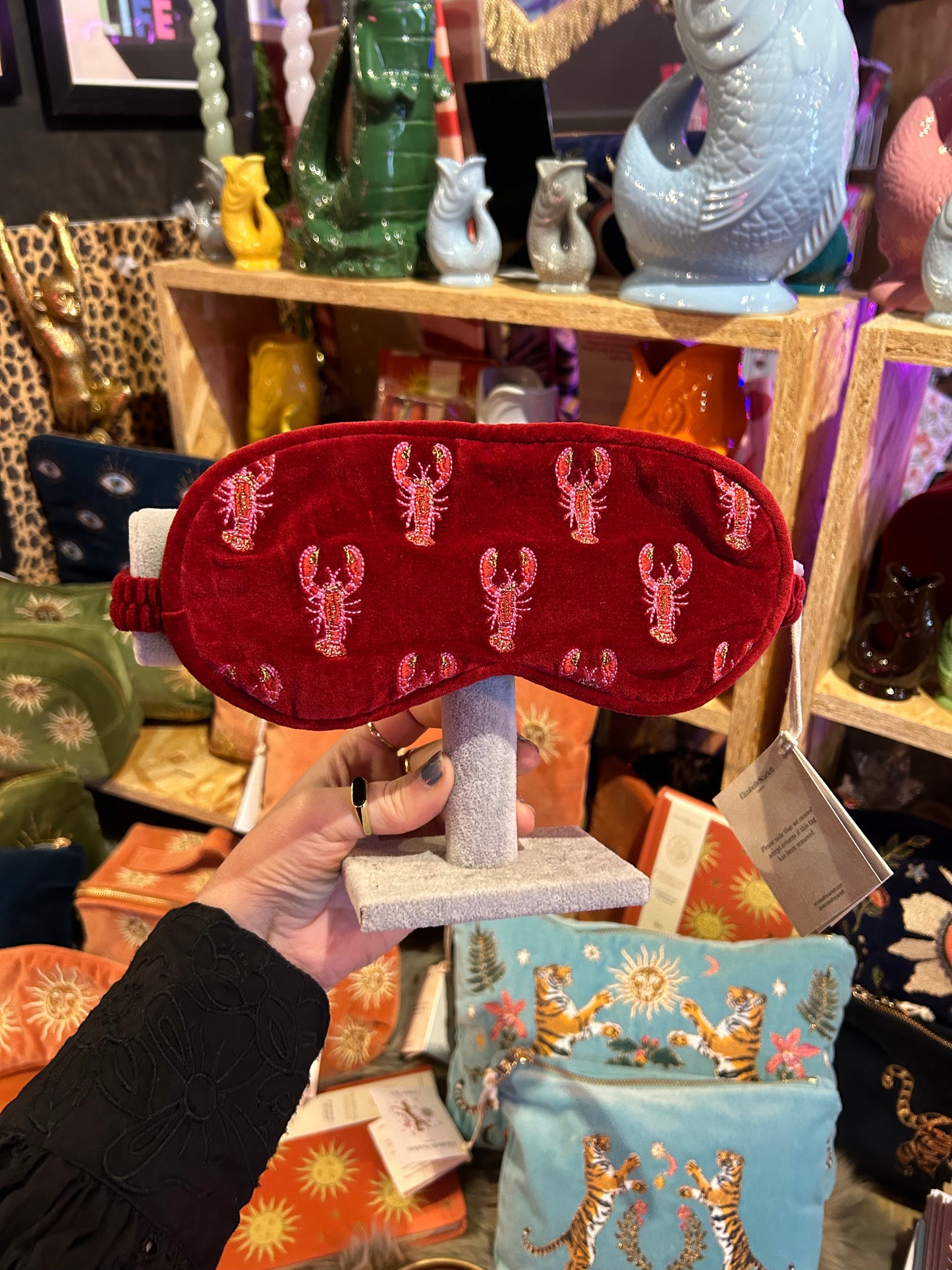 Elizabeth Scarlett Lobster Eye Mask