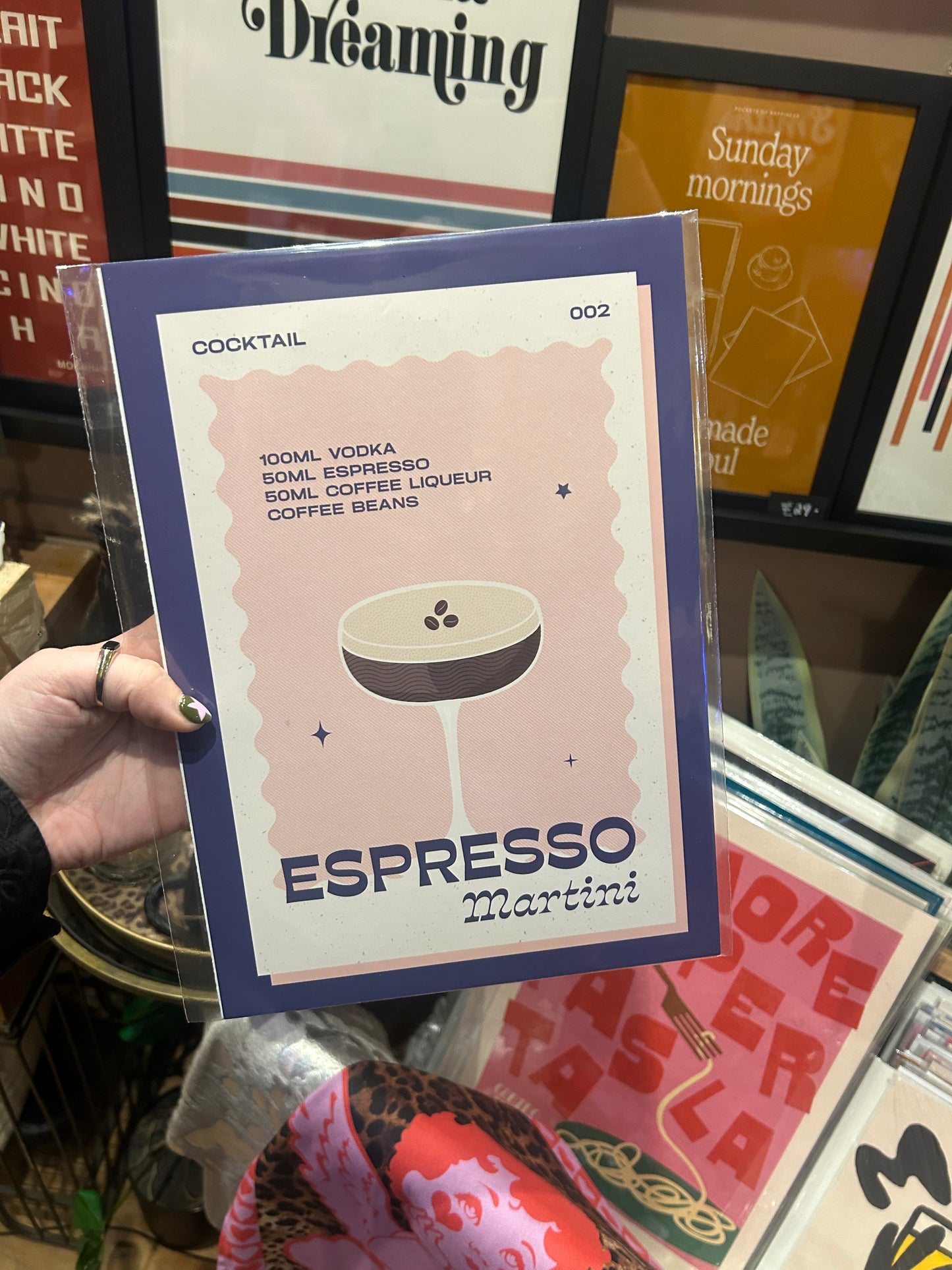 Espresso Martini A4 Print