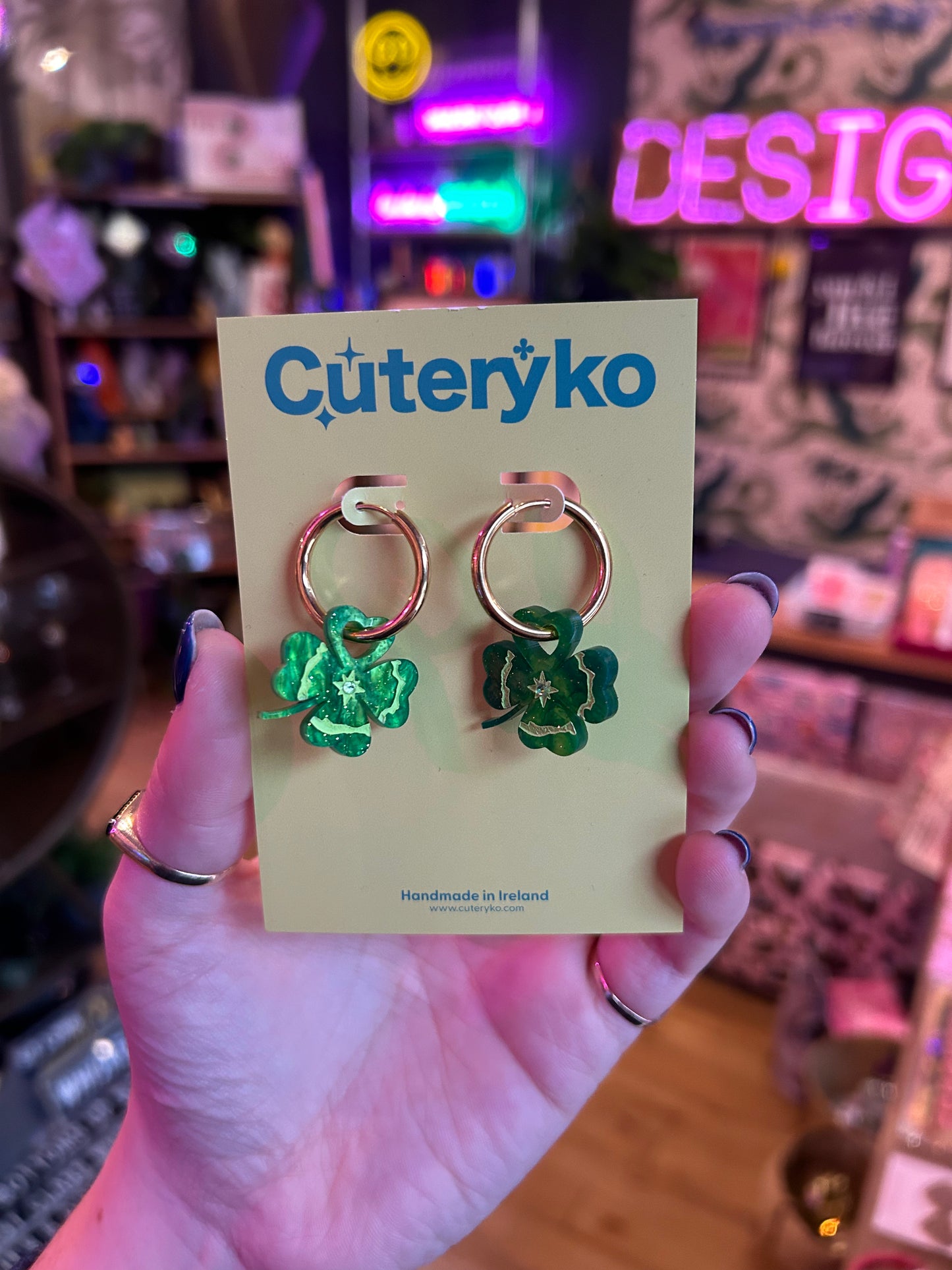 Four Leaf Clover Earrings