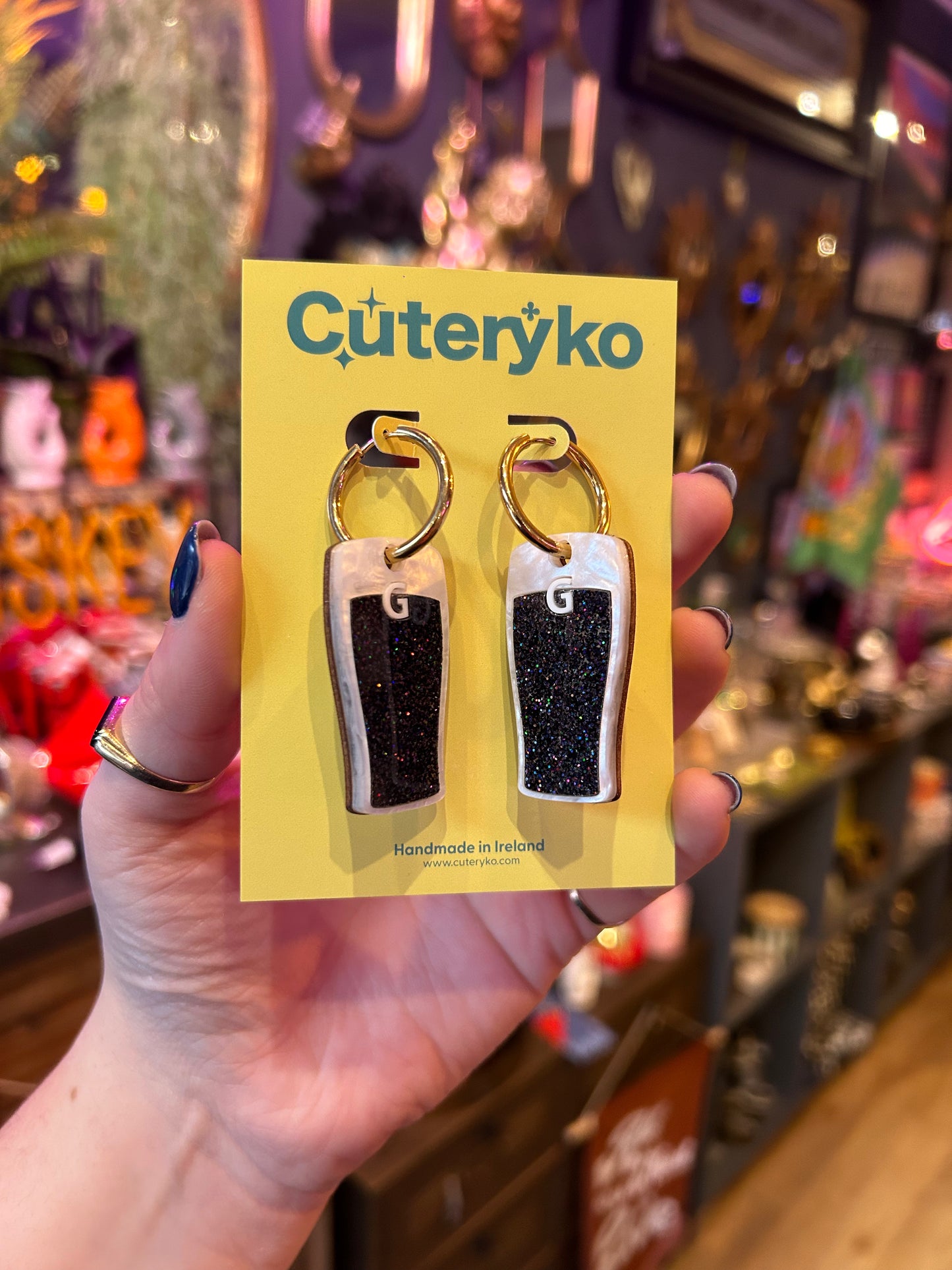 Split the G Earrings