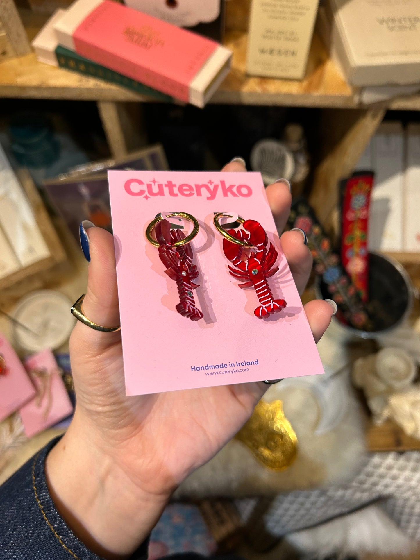 Lobster Earrings