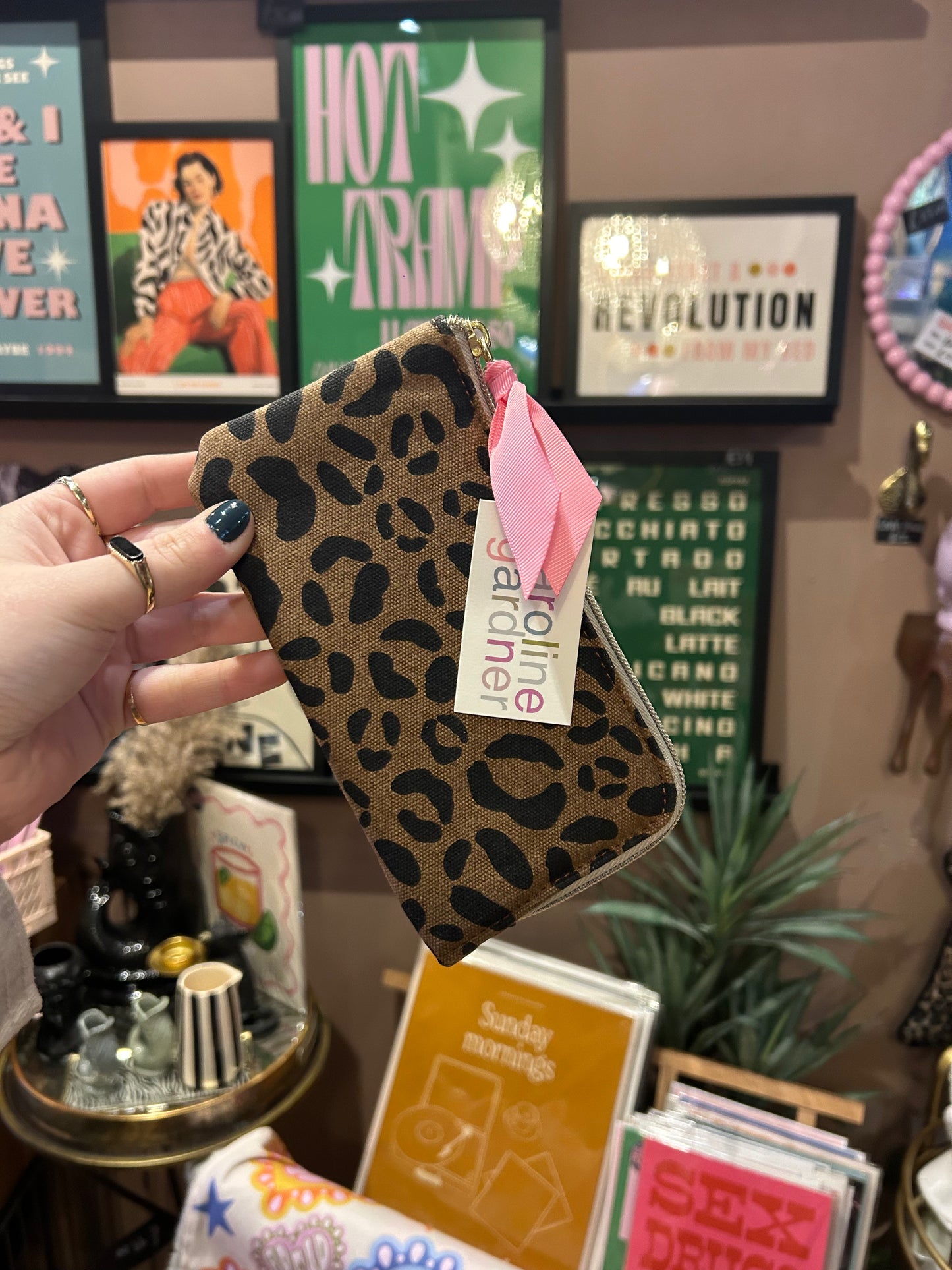 Leopard Print Glasses Case