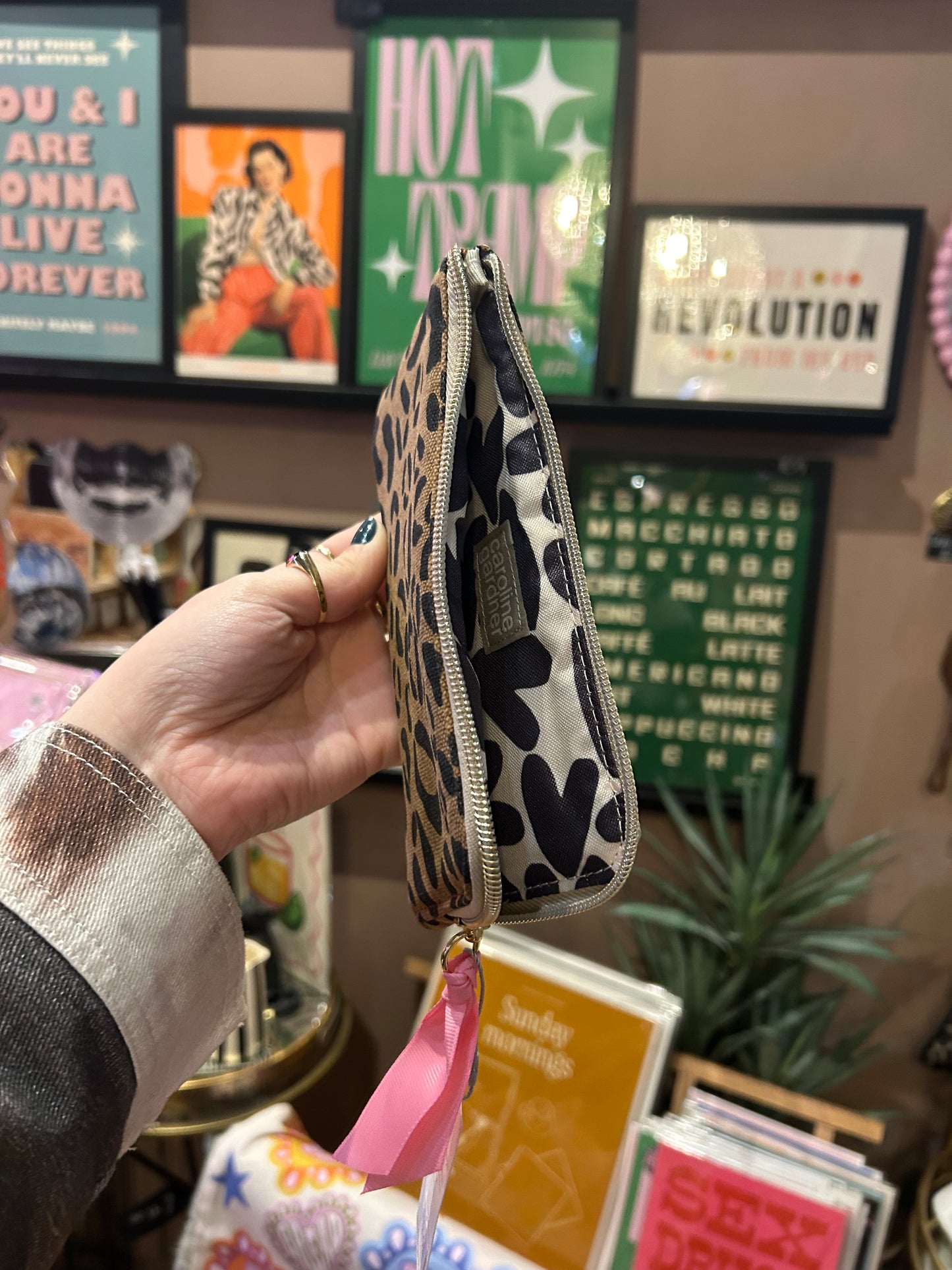 Leopard Print Glasses Case