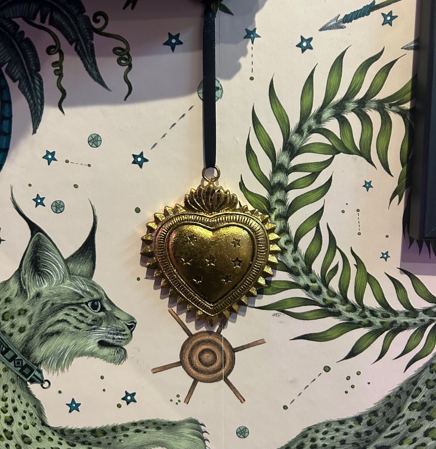 Gold Hanging Heart