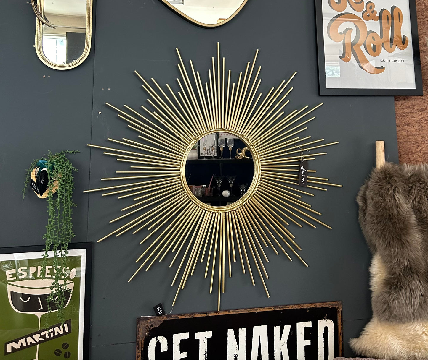 Gold Sunburst Mirror