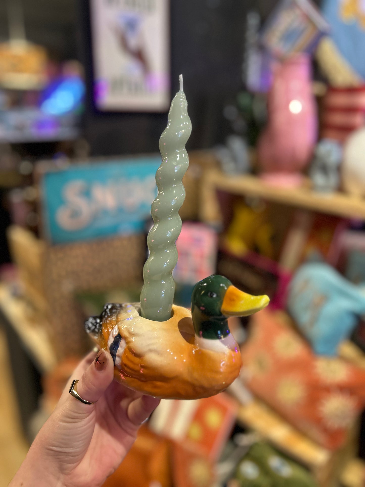 Duck Candle Holder