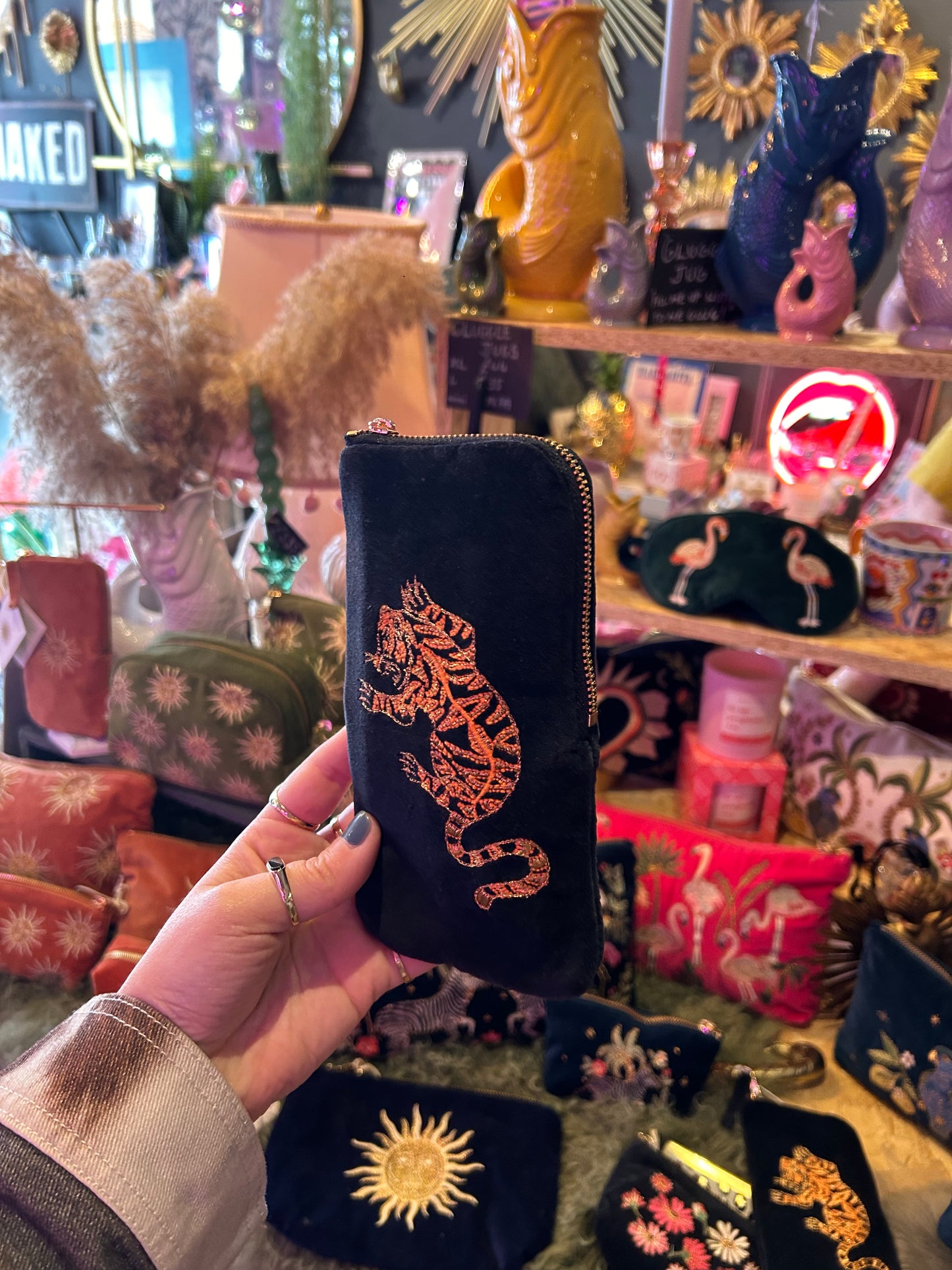 Elizabeth Scarlett Tiger Glasses Case