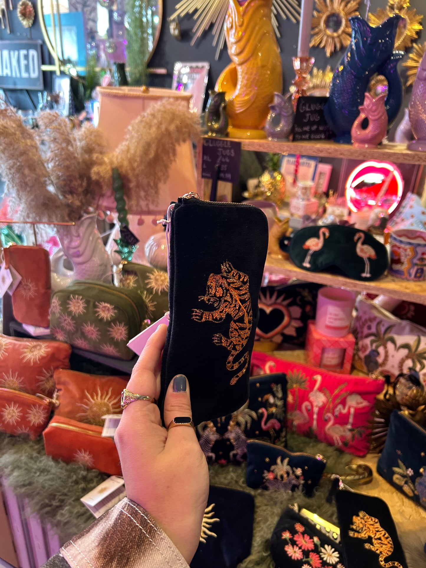 Elizabeth Scarlett Tiger Glasses Case