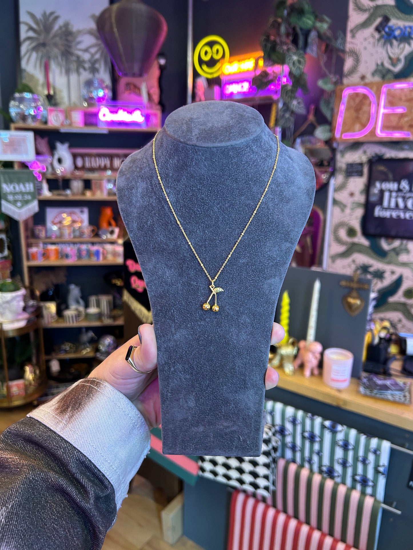 Cherry Pendant Necklace