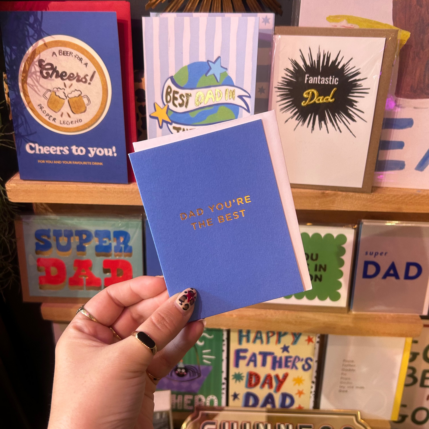 'Dad You're The Best' Fathers Day Card