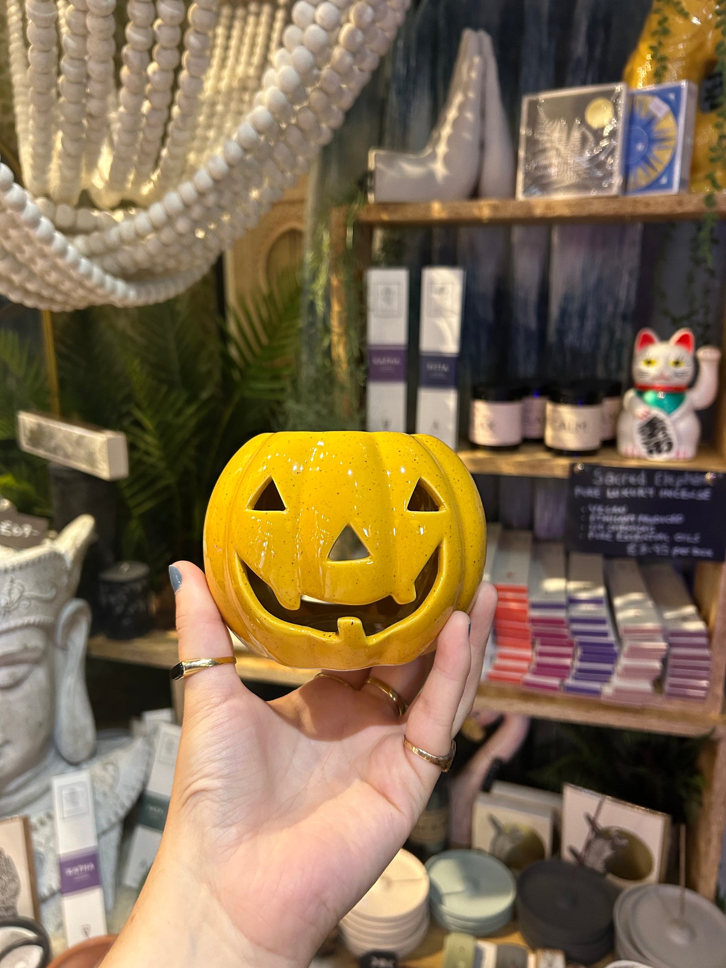 Orange Pumpkin Wax Burner