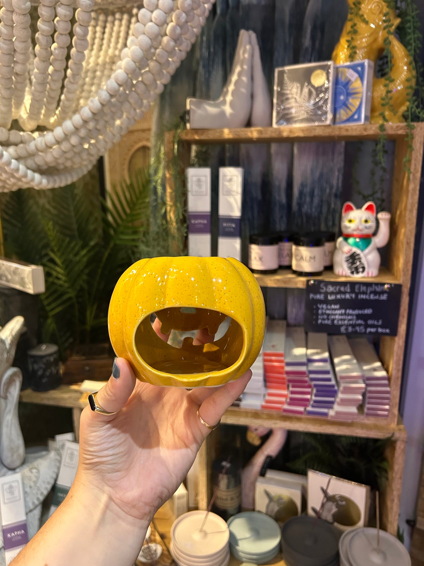 Orange Pumpkin Wax Burner
