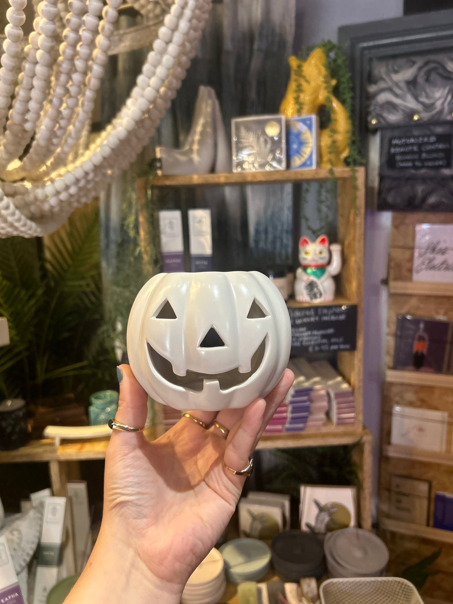 White Pumpkin Wax Burner