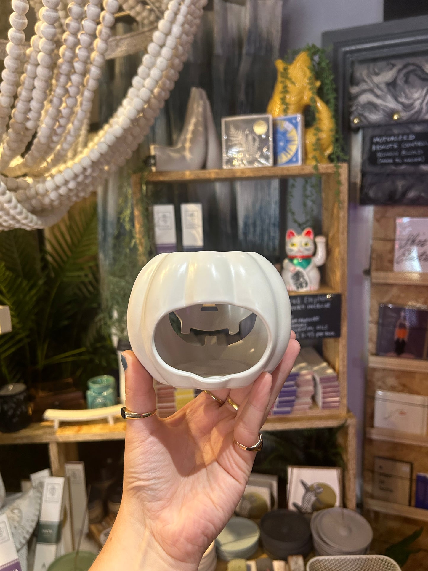 White Pumpkin Wax Burner
