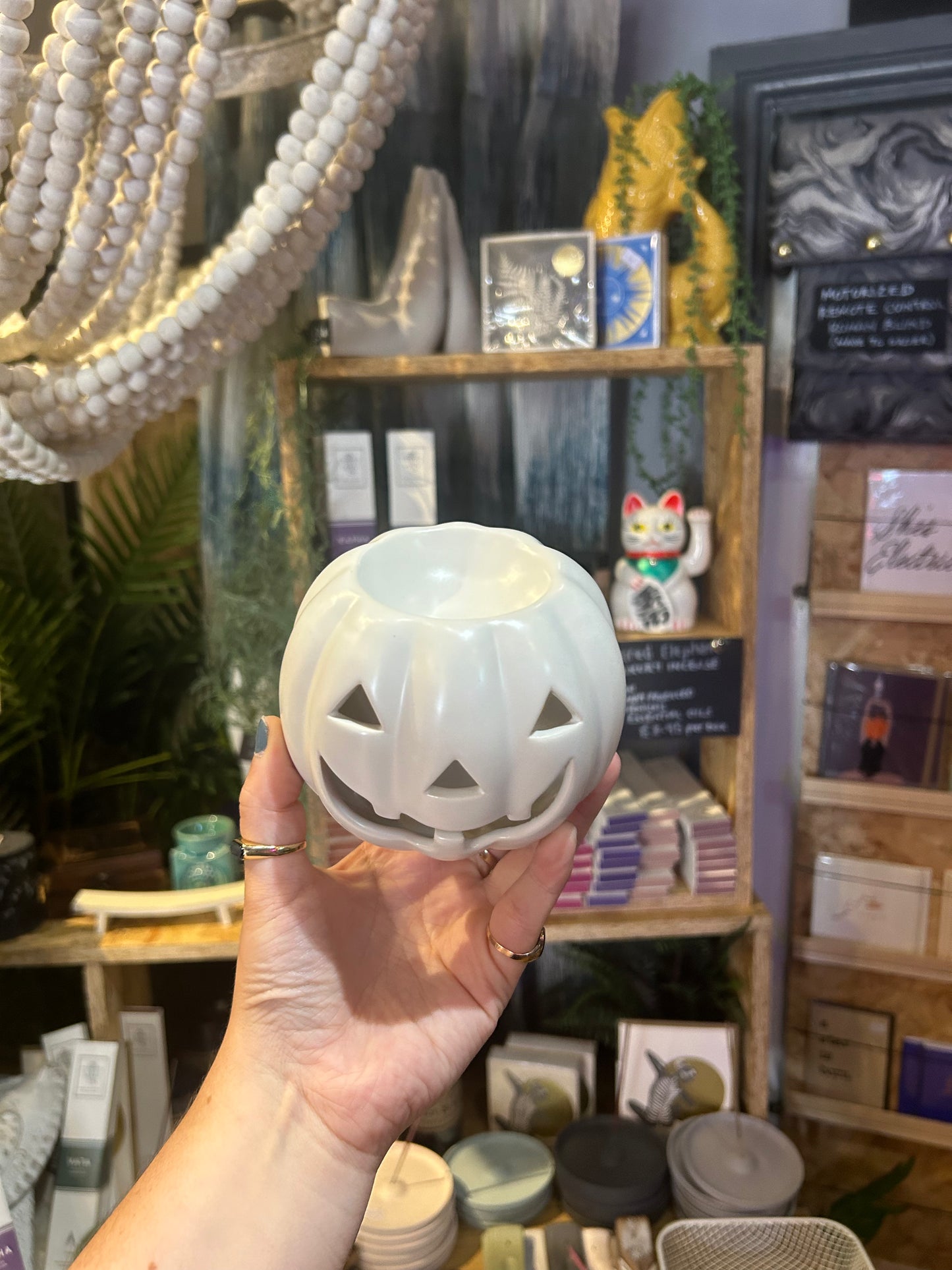 White Pumpkin Wax Burner
