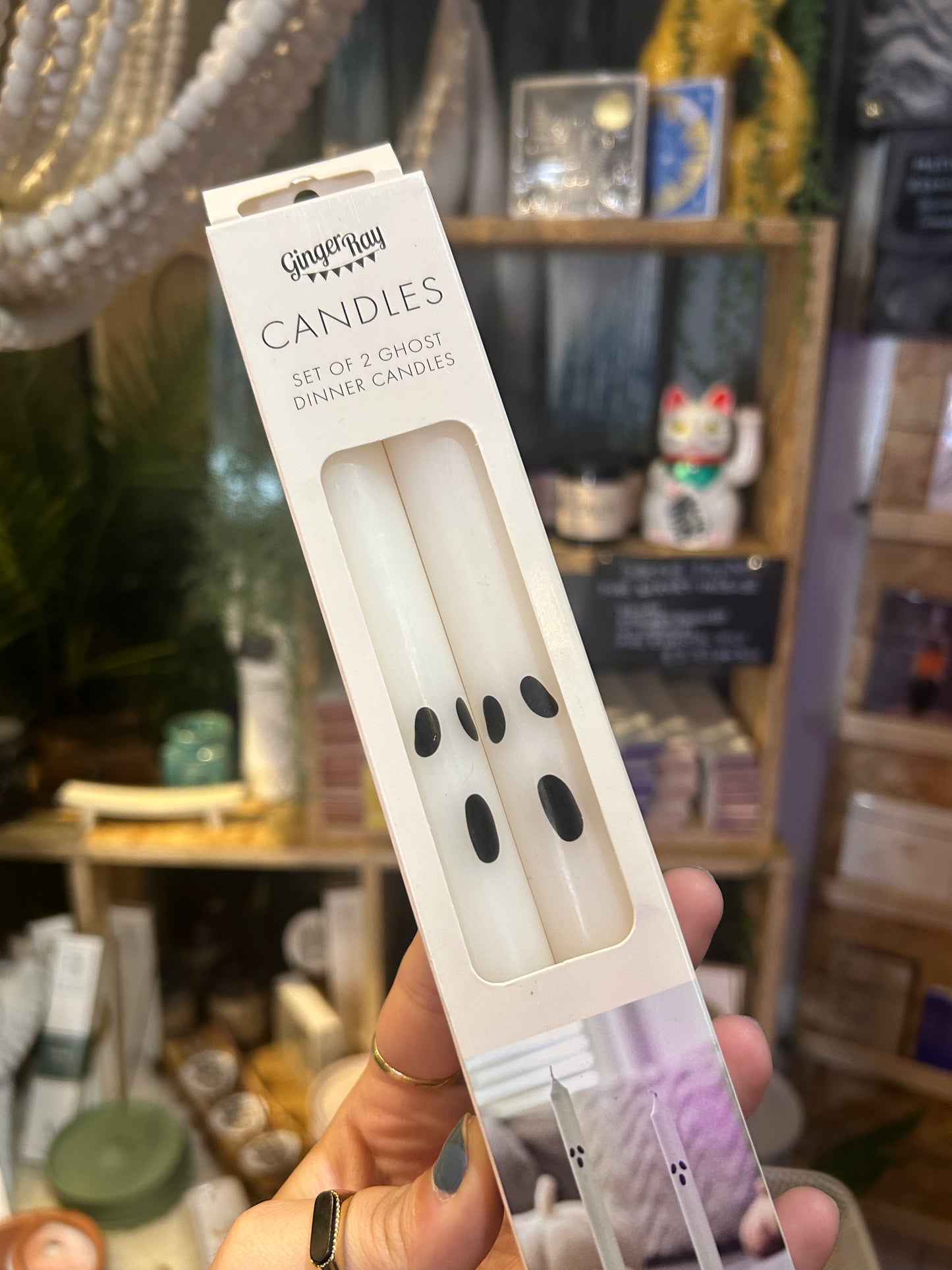 Ghost Candles set of 2