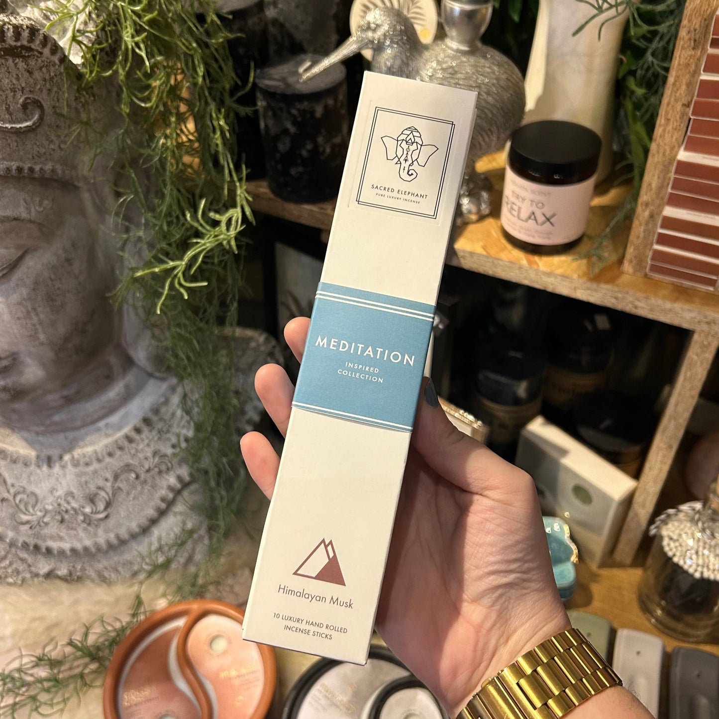Sacred Elephant Incense Set - Meditation