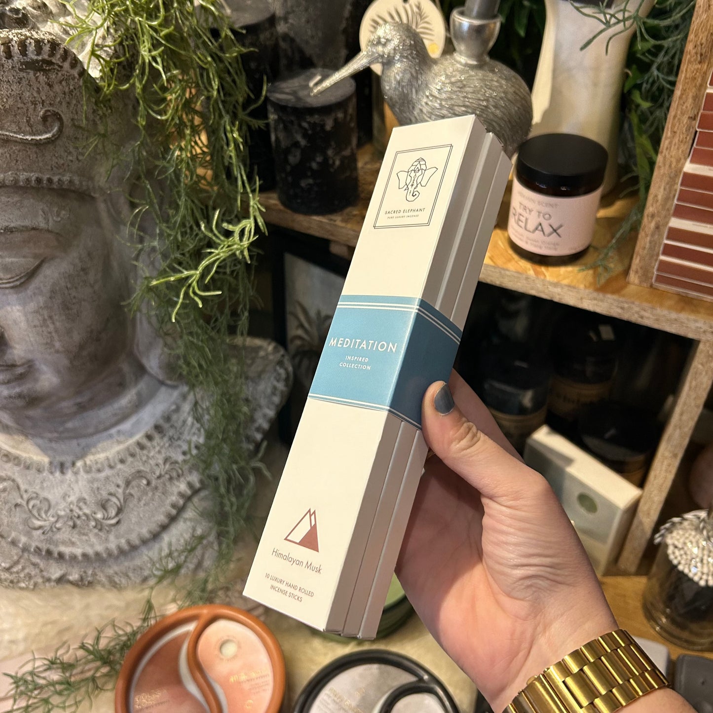 Sacred Elephant Incense Set - Meditation