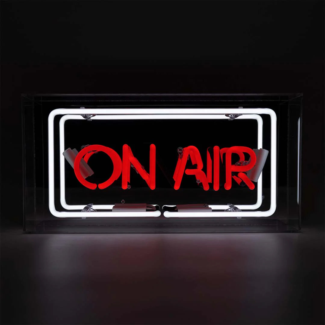 'ON AIR' Acrylic Box Neon Light
