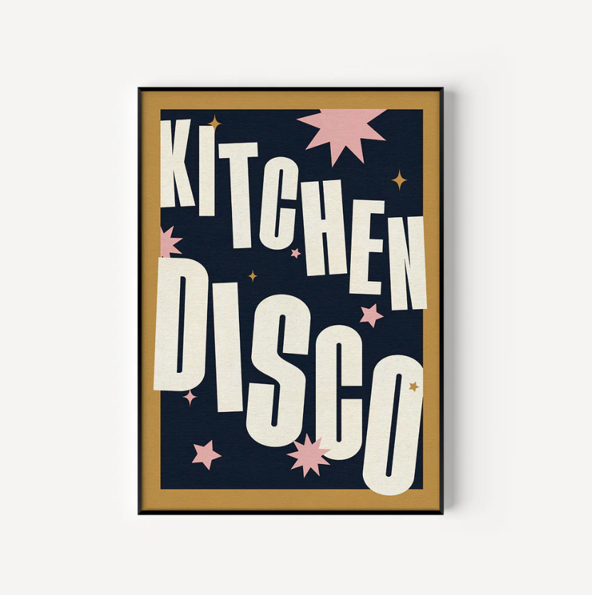 Kitchen Disco A3 Print