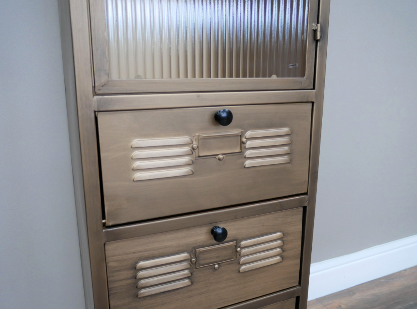 Golden Storage Cabinet