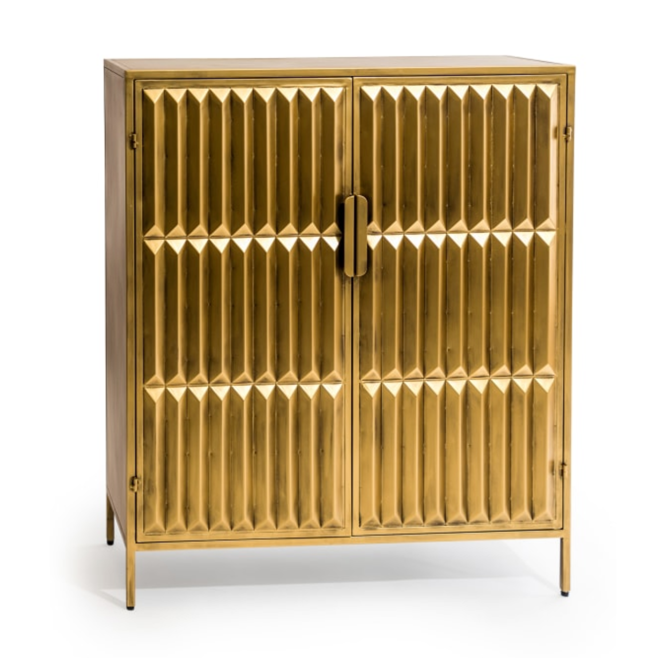 Industrial Gold Cabinet