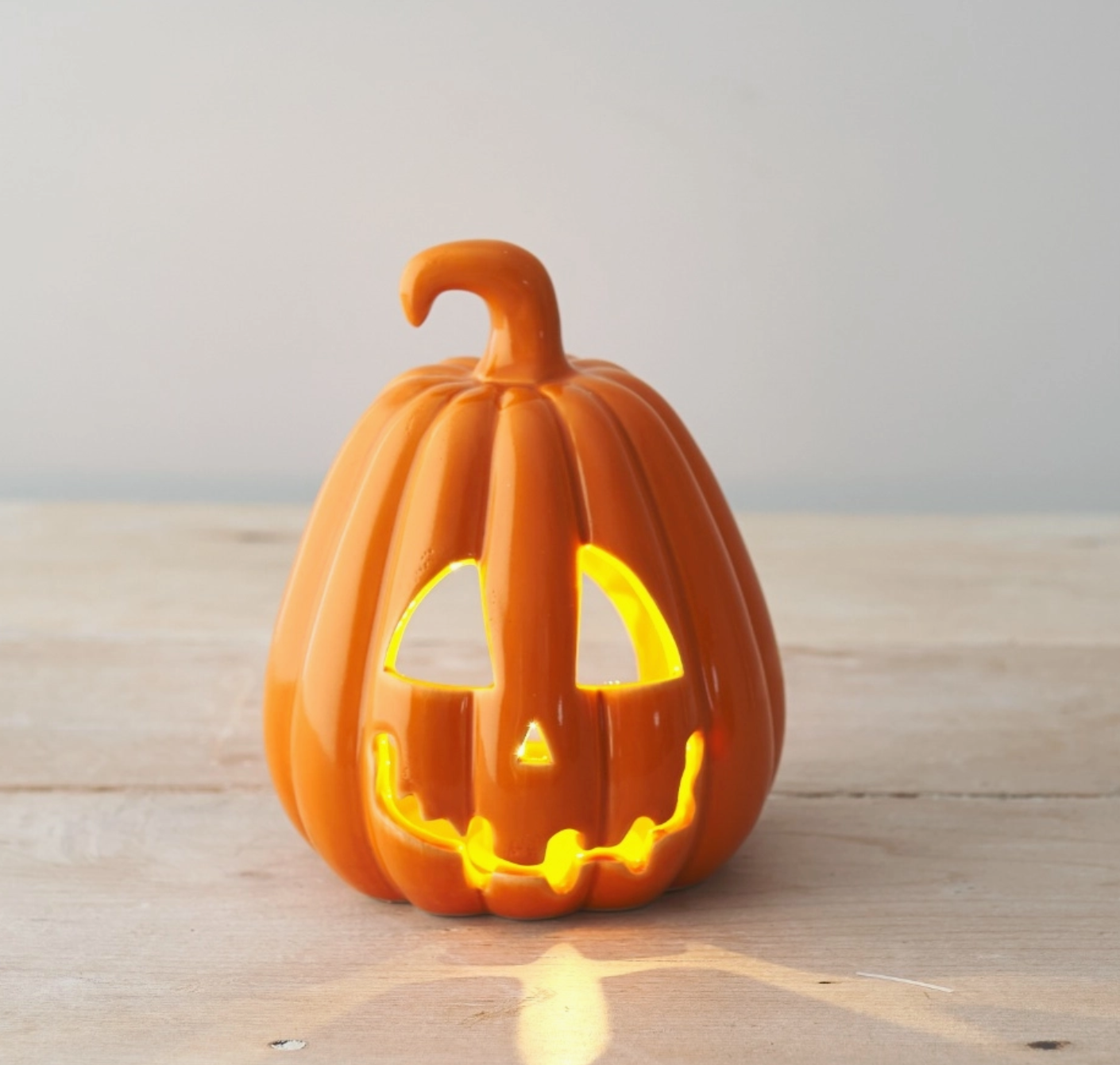Orange Pumpkin T-Light Holder