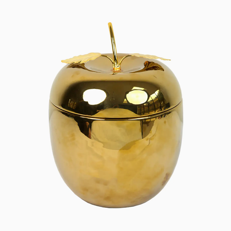 Gold Apple Ice Bucket