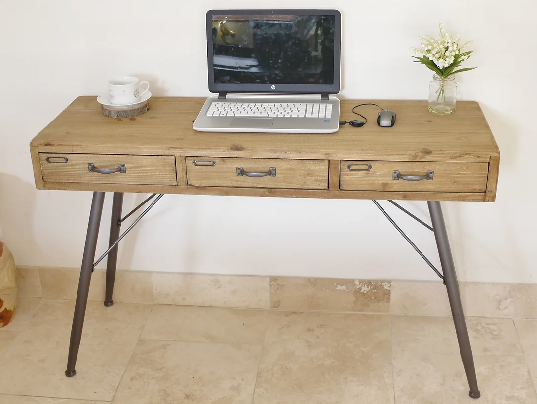 Rustic wooden desk